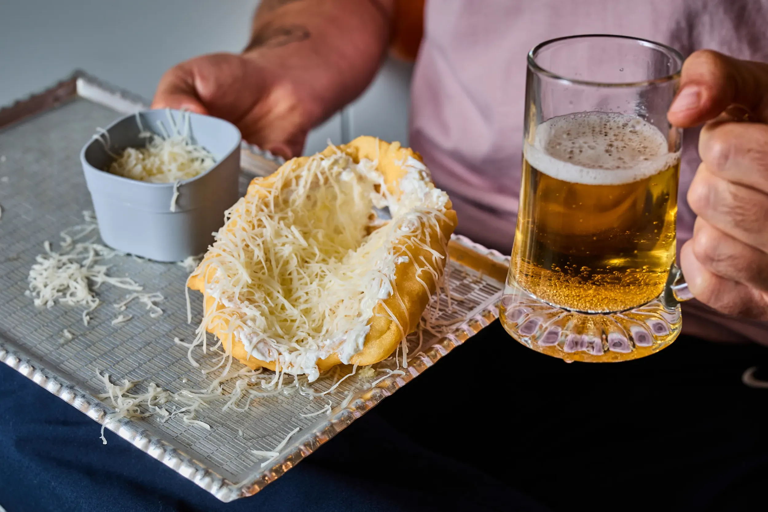 15 perces lángos