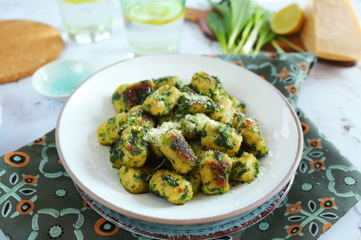 Tavaszi medvehagymás gnocchi