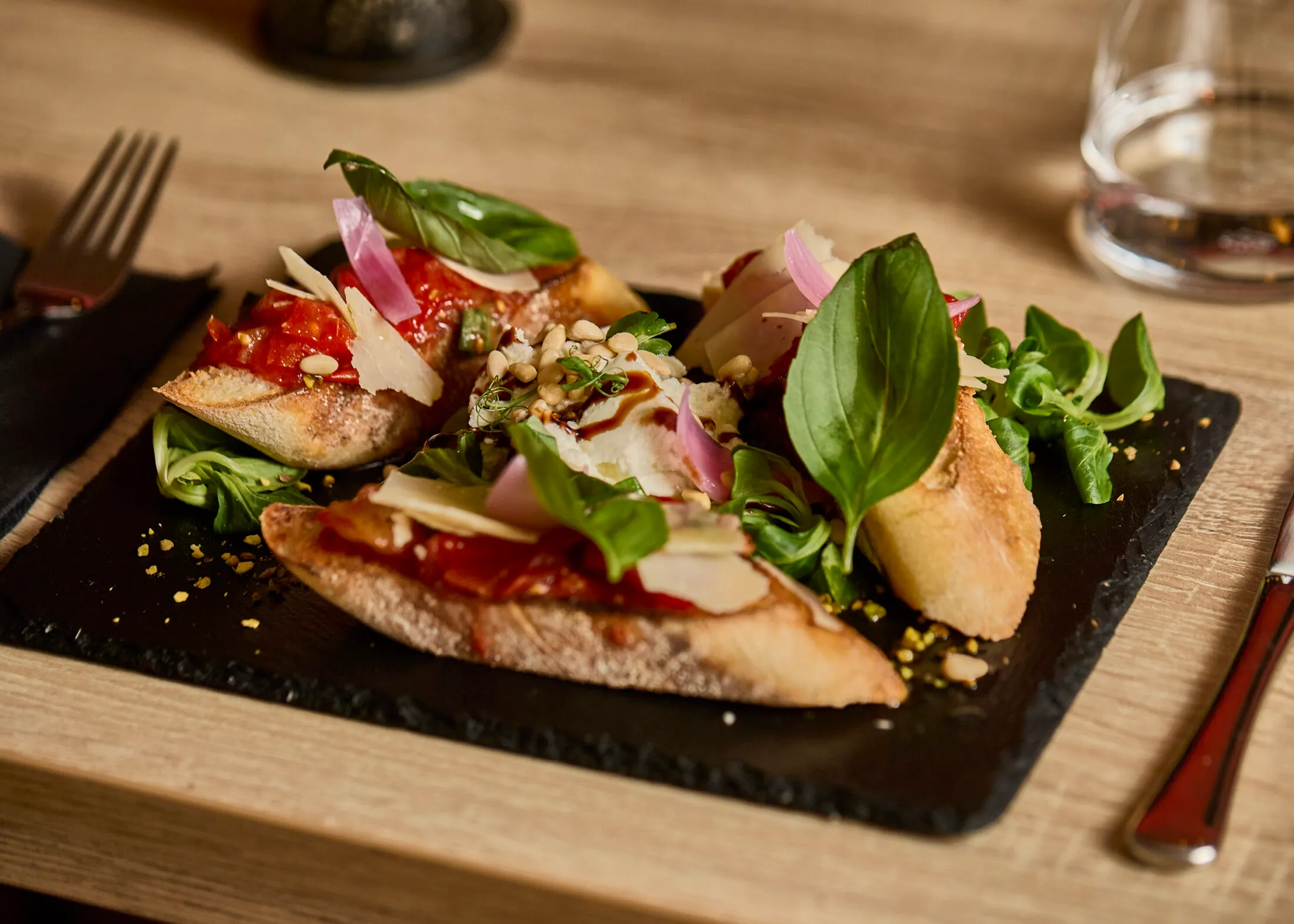 A Pizza Sztori Kanizsa bruschettája