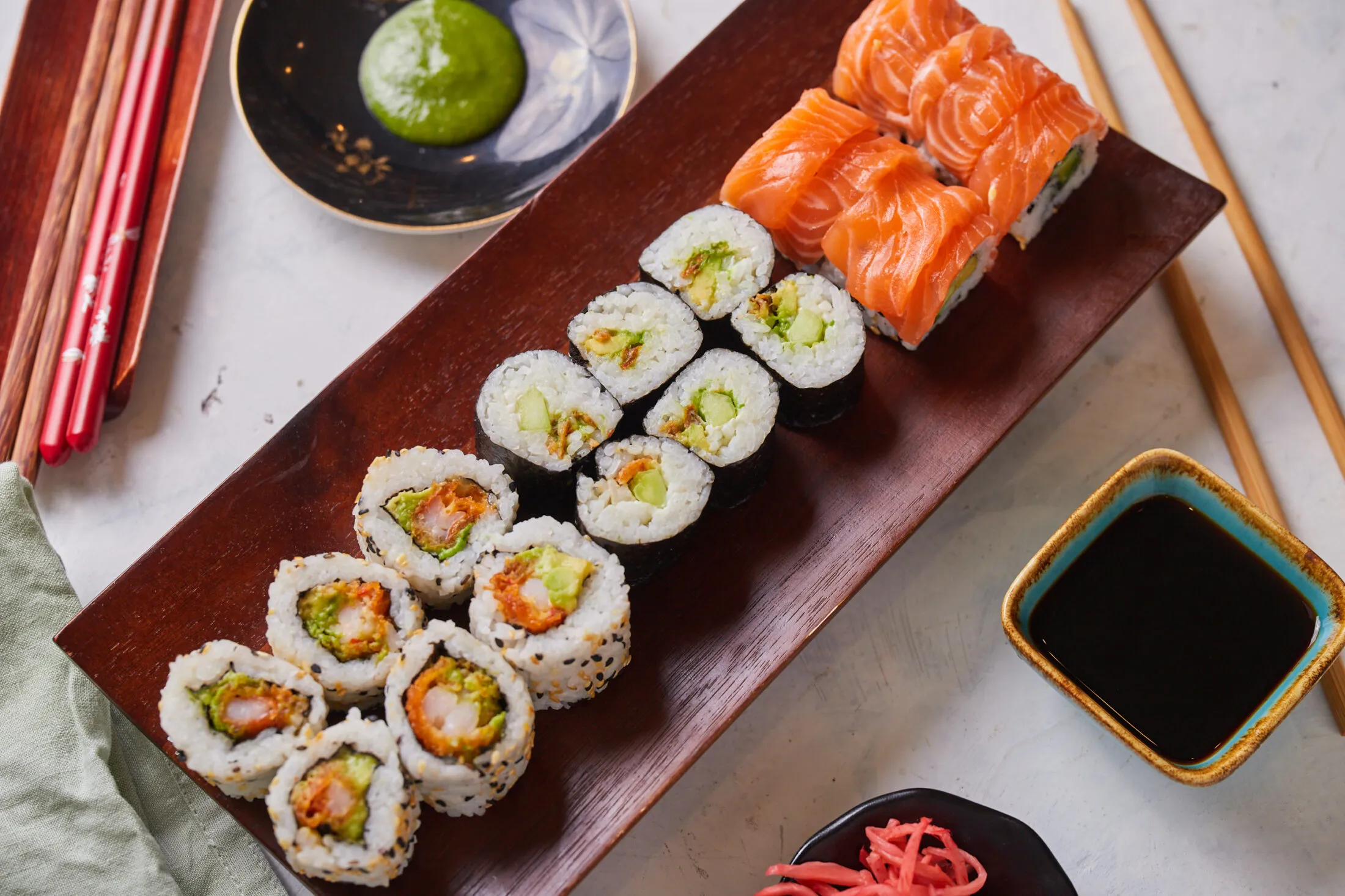 sushi-haromfelekeppen