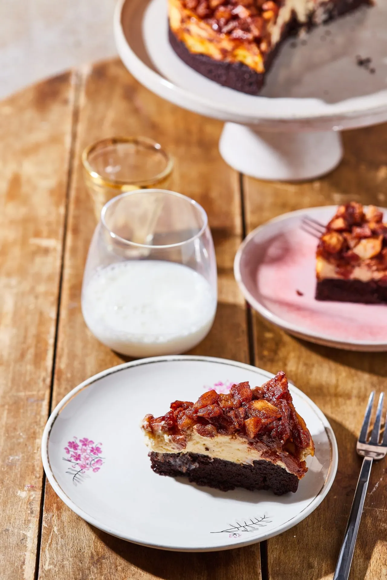 almás-fahéjas brownie sajttorta