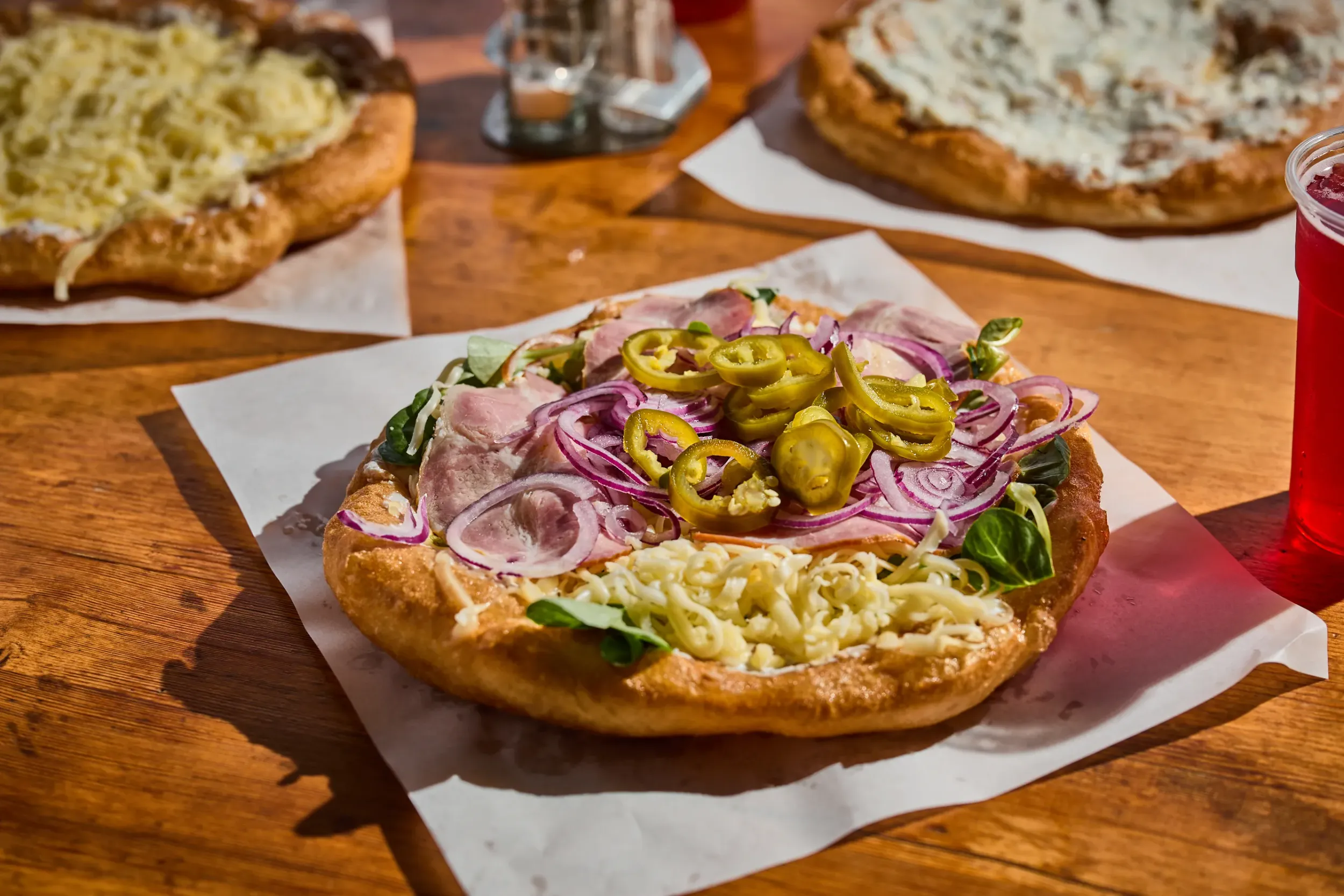 Almási Lángos tarjás lángos