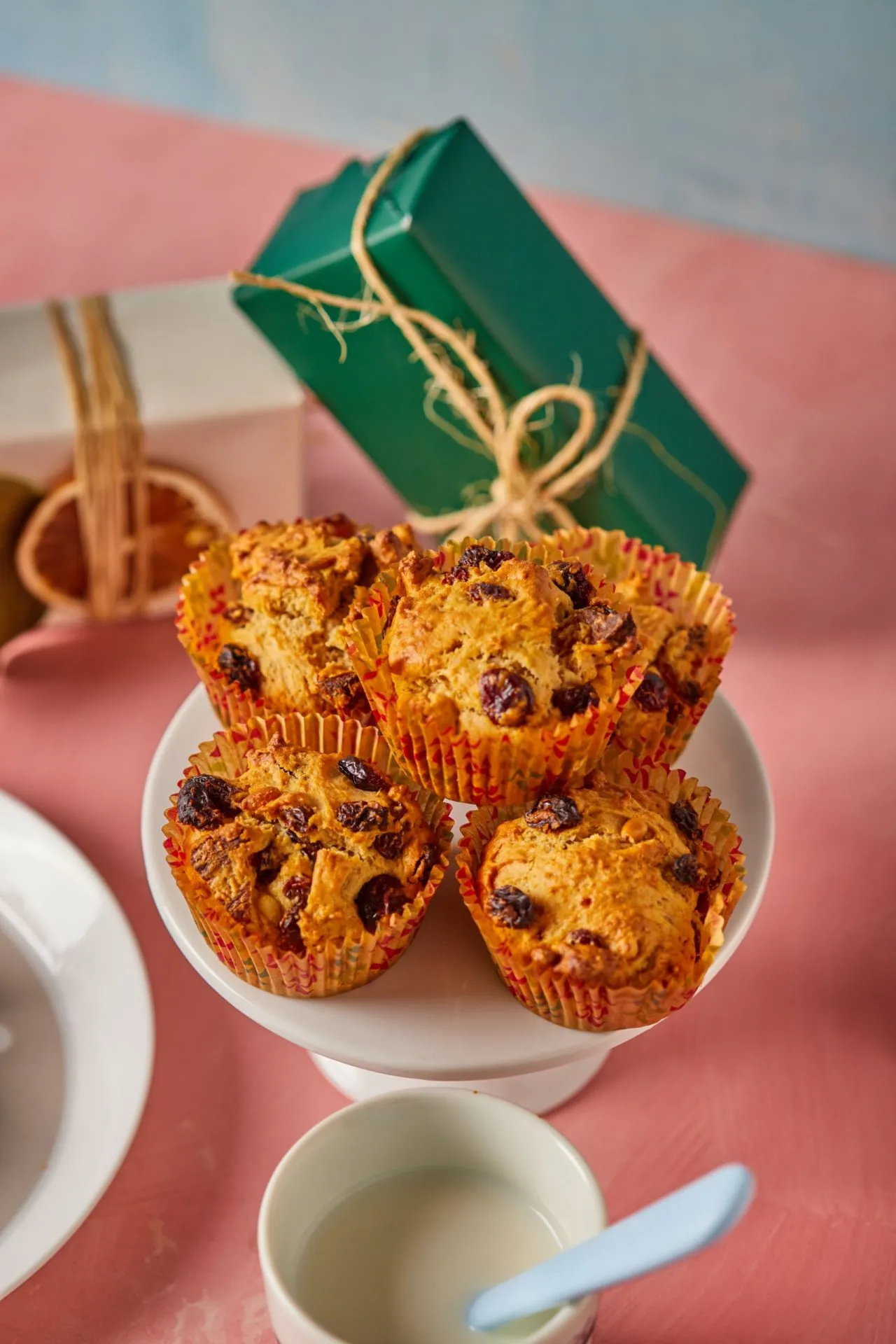Aszalt gyümölcsös karácsonyi muffin