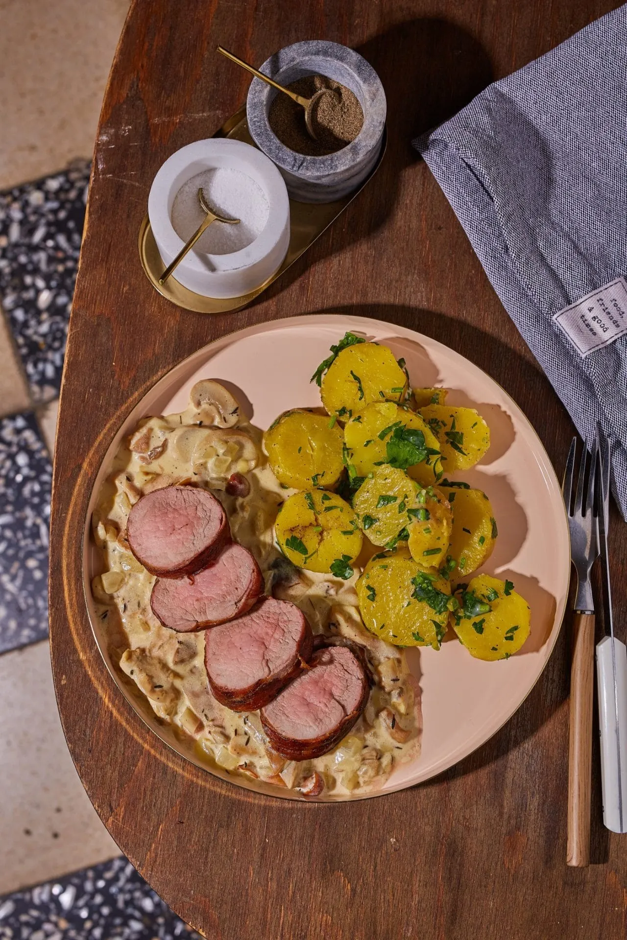 baconbe tekert sertésszűz