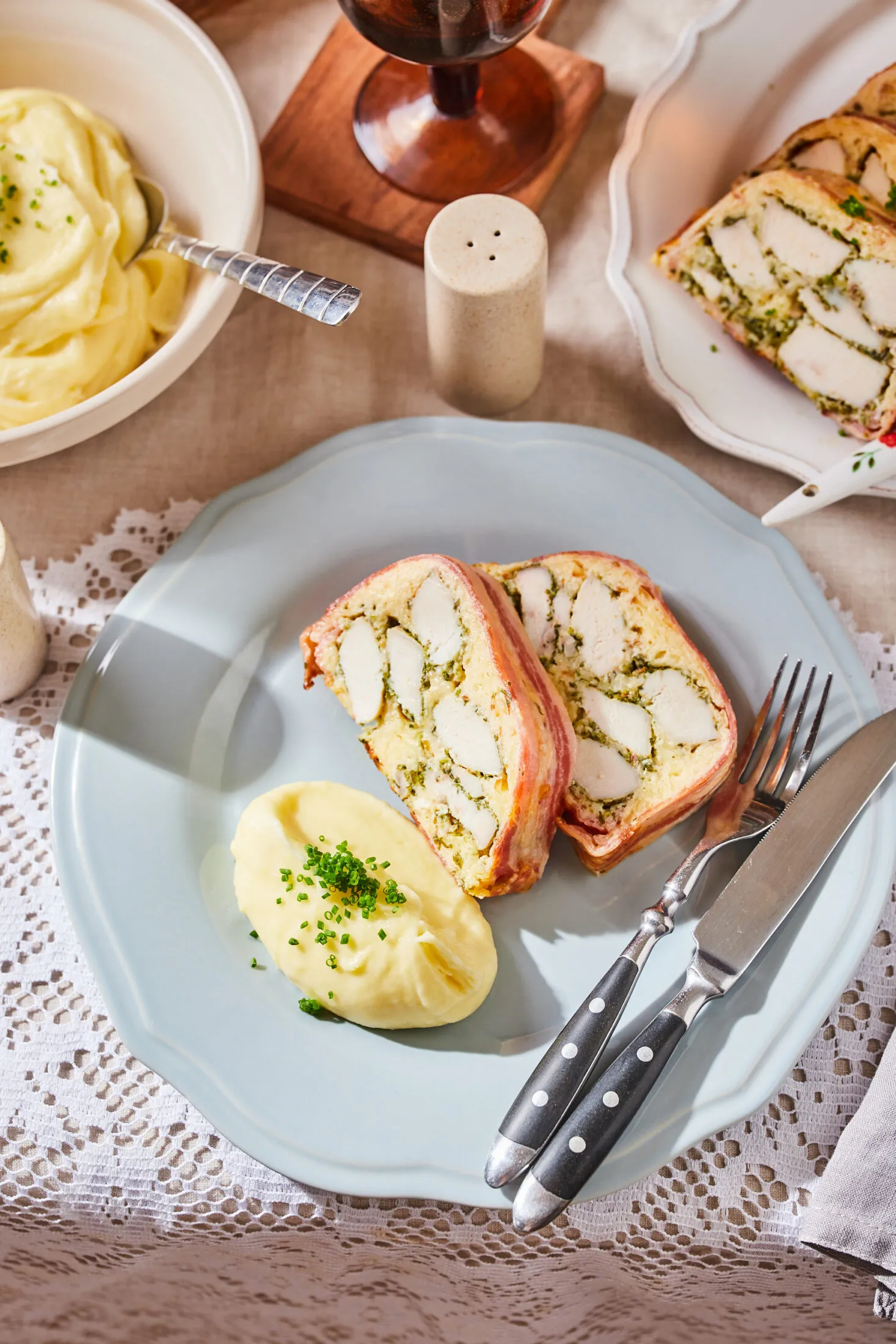 baconös csirkemell őzgerincben 2