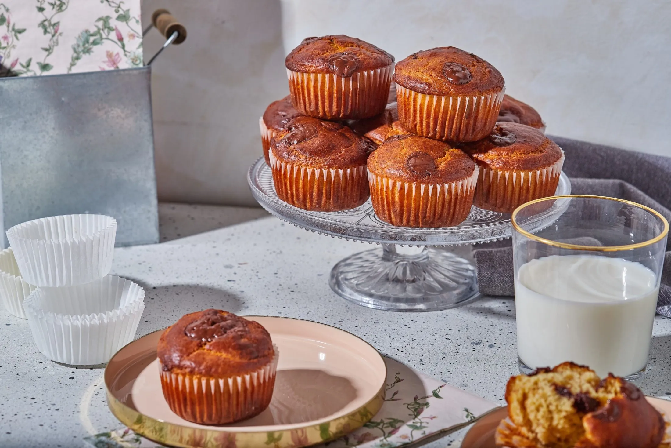 Banános proteinmuffin