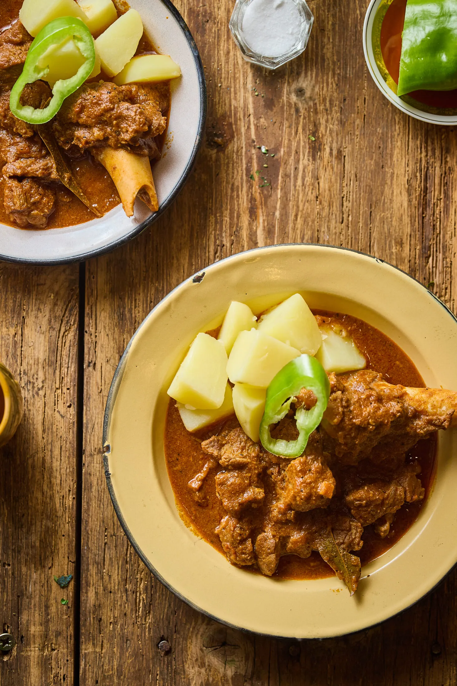 Báránypörkölt recept krumplival