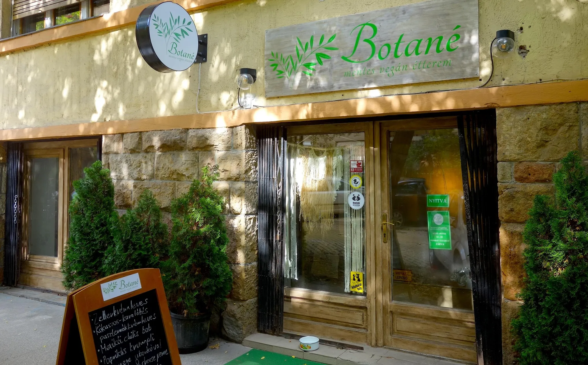 botané vegán étterem