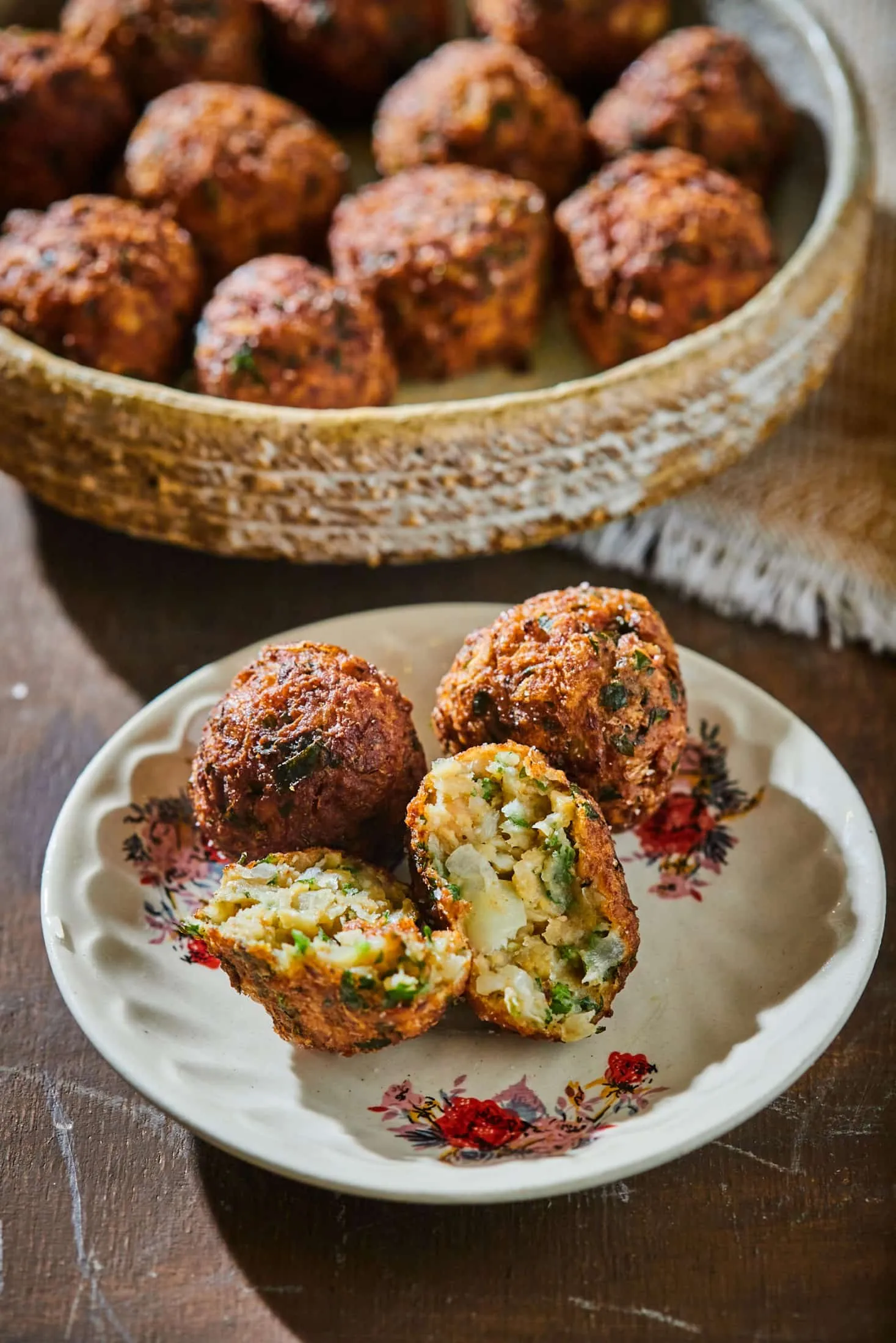ropogós falafel golyók