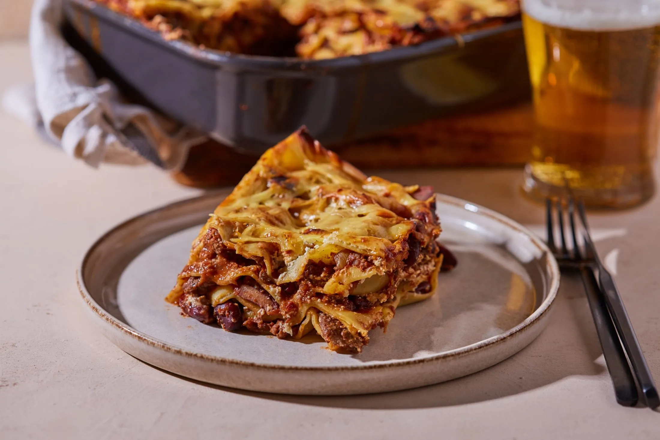chili con carne lasagne