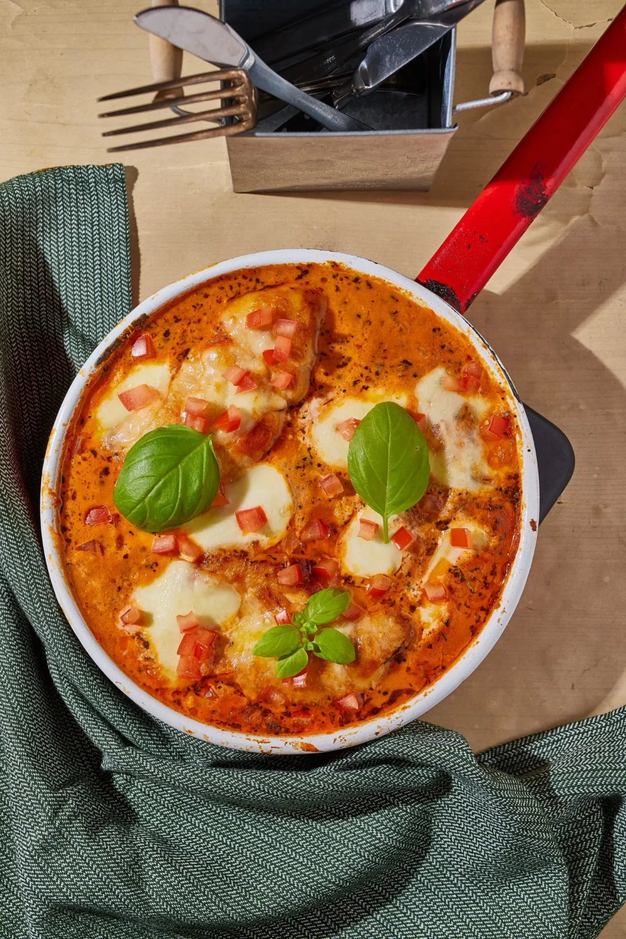 Caprese csirkemell