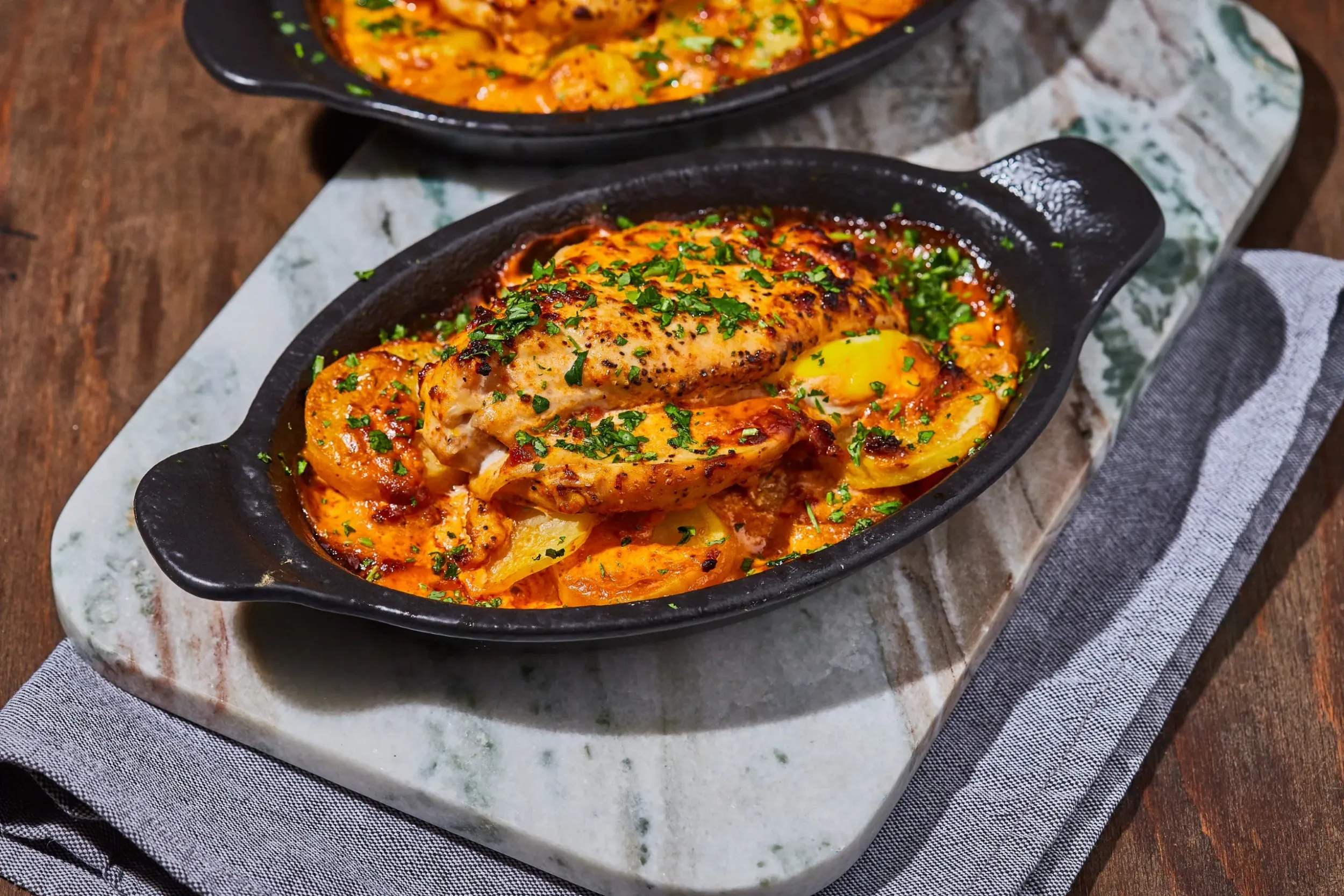 Csirkemellbe tekert mozzarella