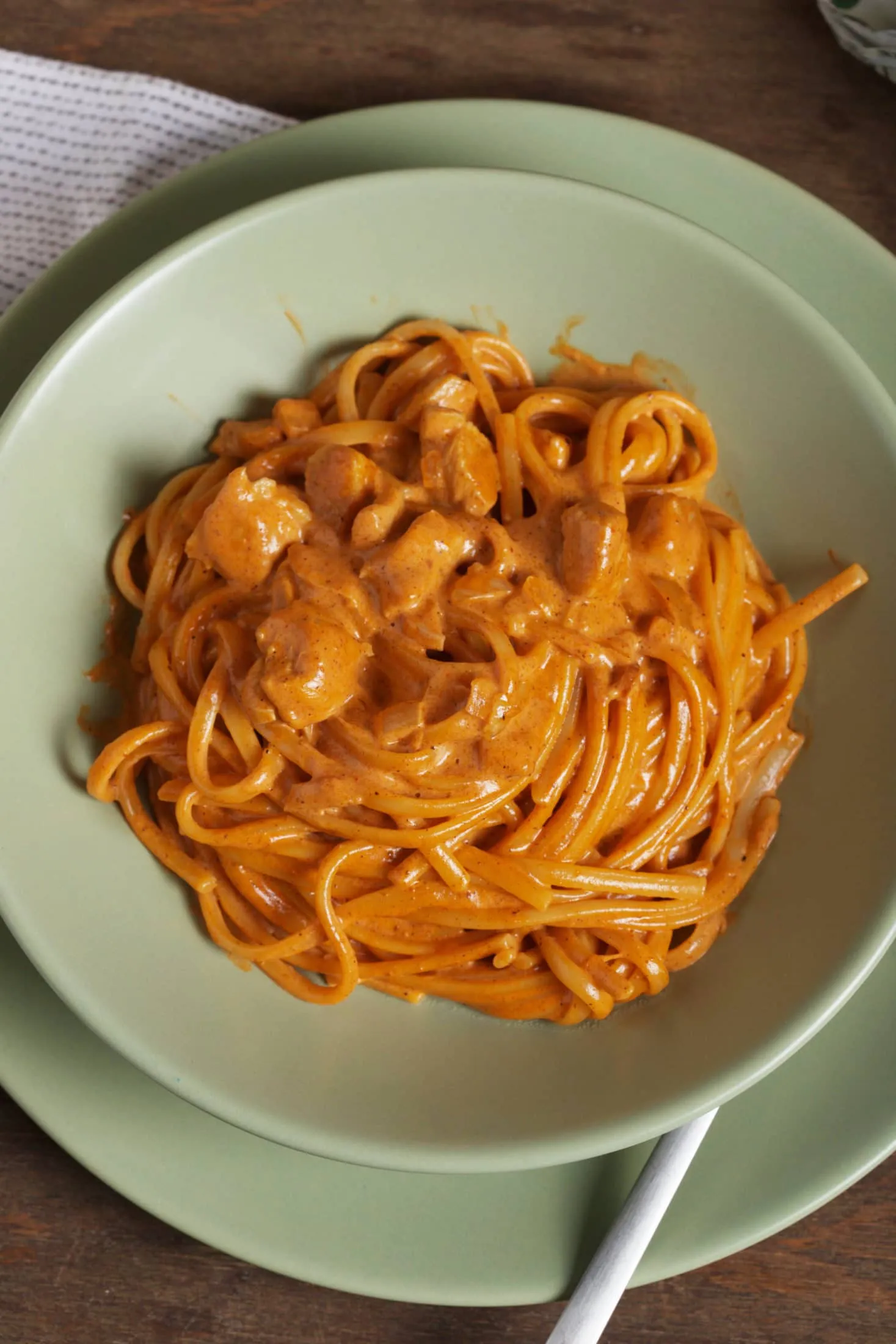 csirkés cajun pasta