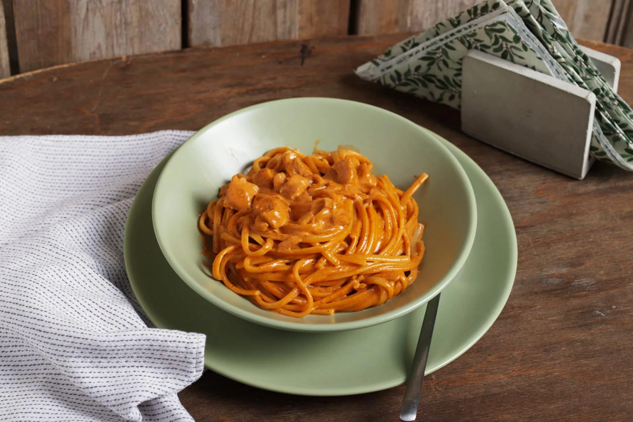 csirkés cajun pasta recept