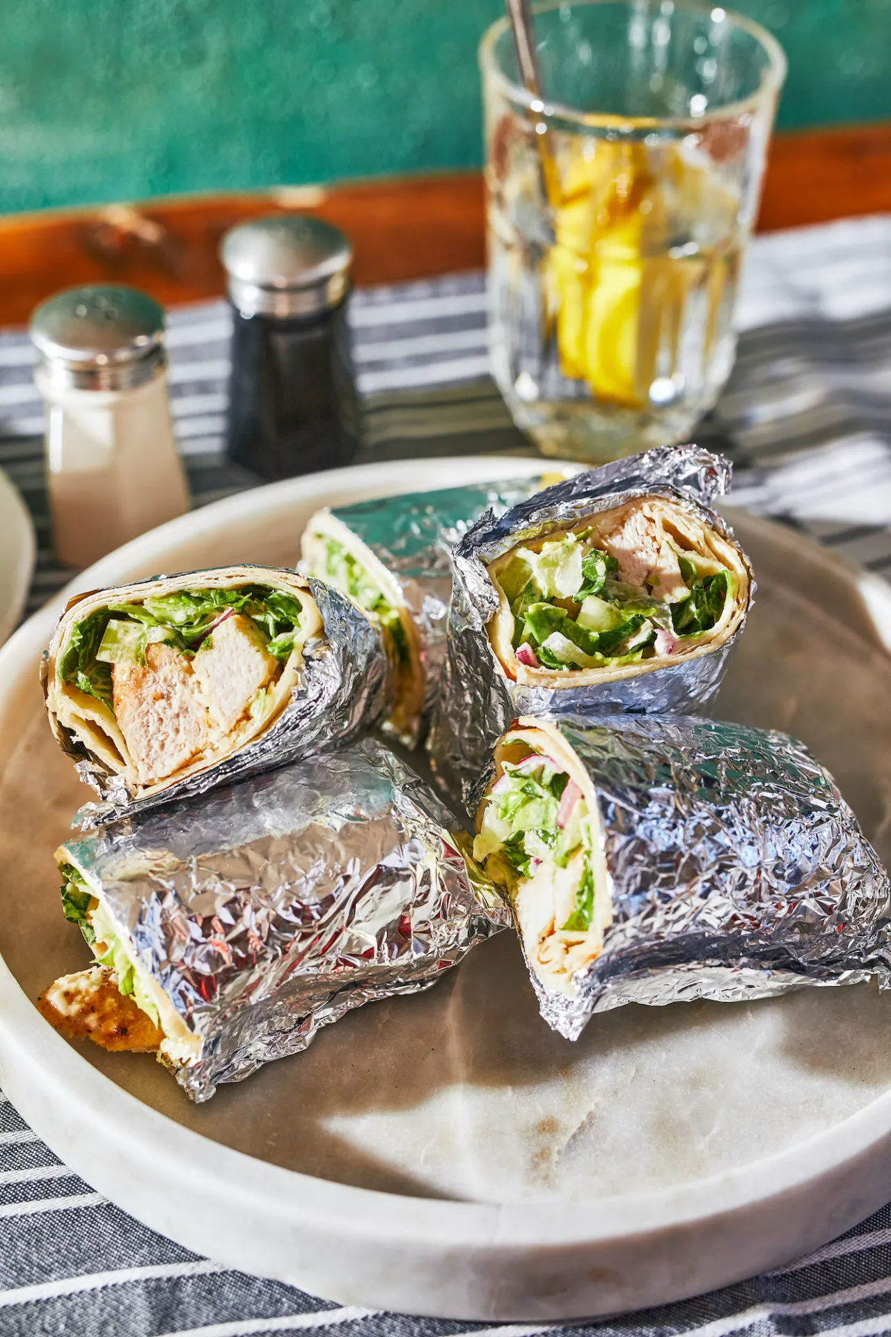 csirkés cézár wrap