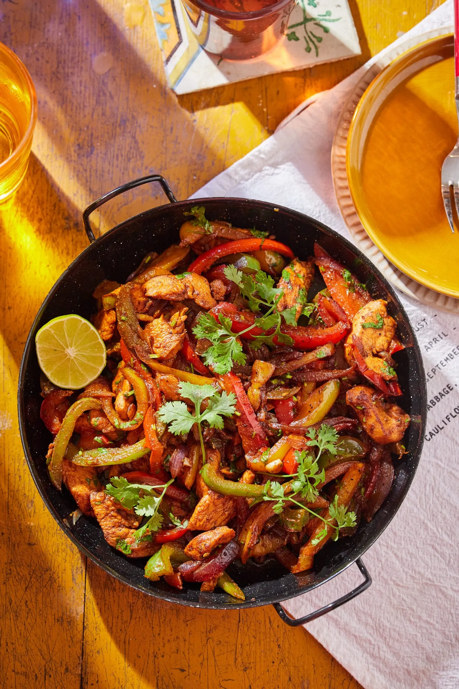 csirkés fajitas