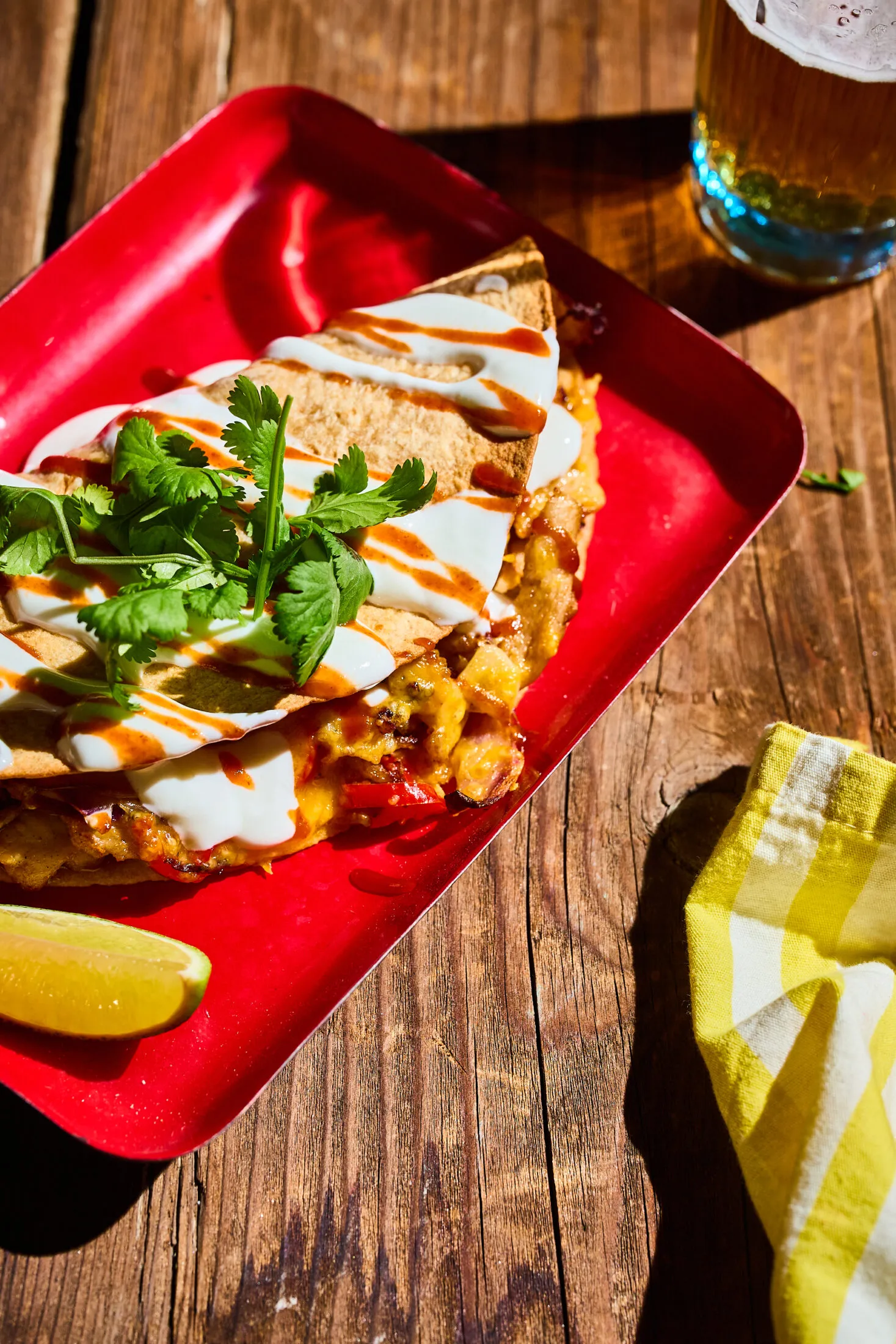 Csirkés quesadilla air fryerben