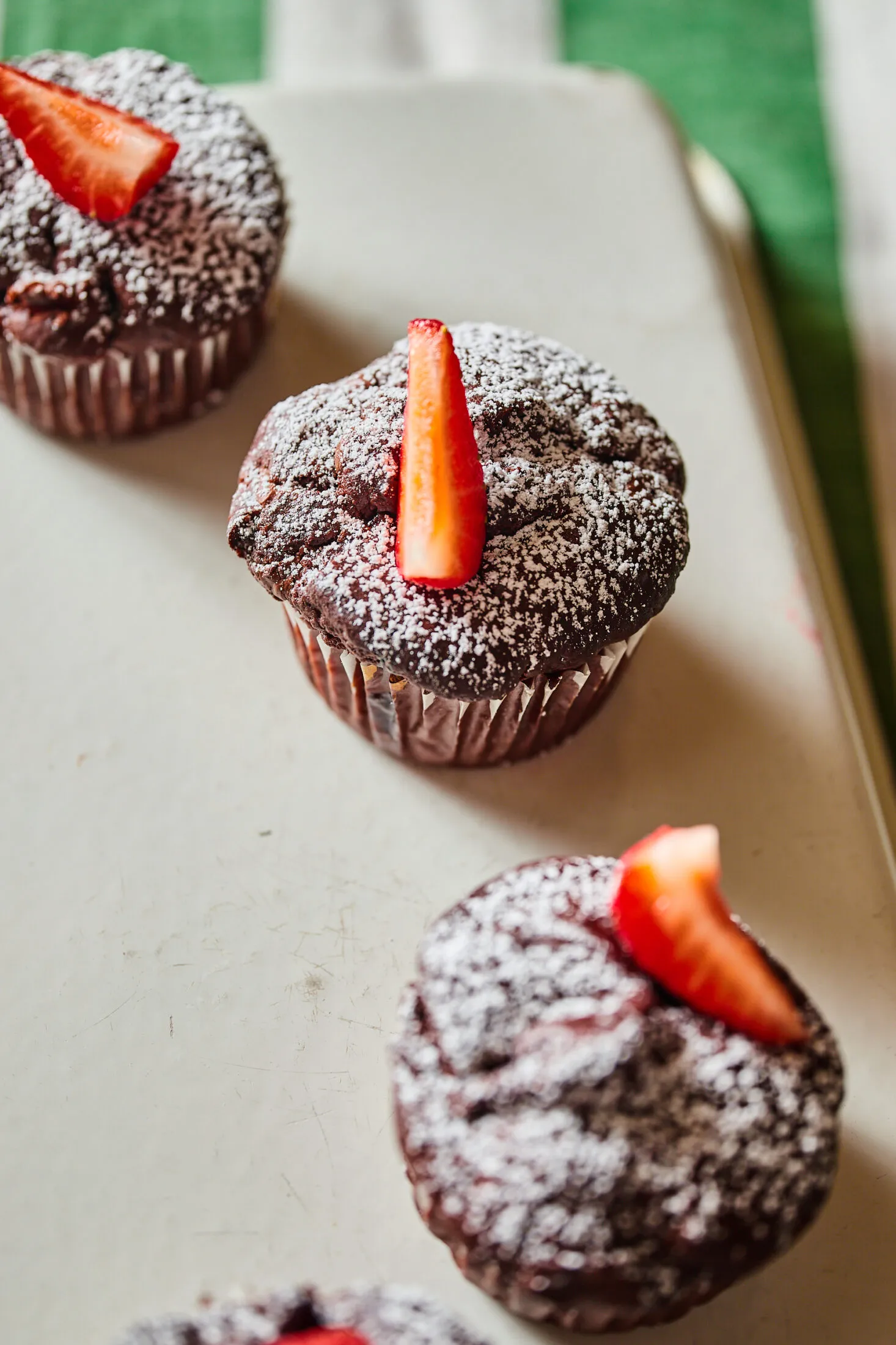 Csokis-epres muffin