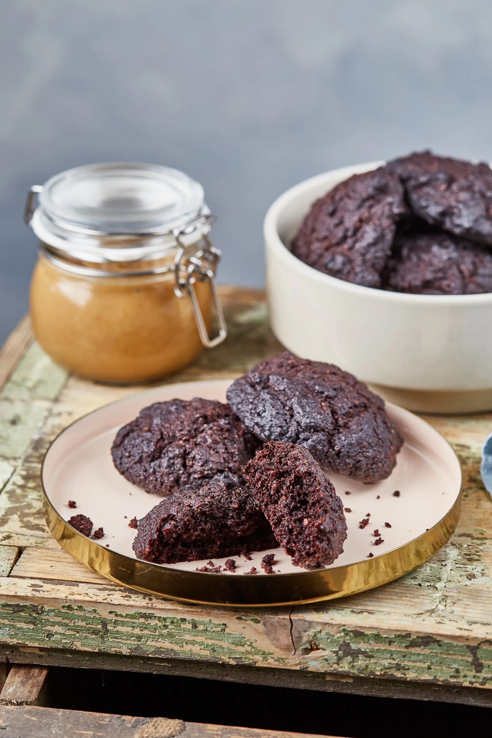 cukormentes brownie-keksz-mandulaliszttel