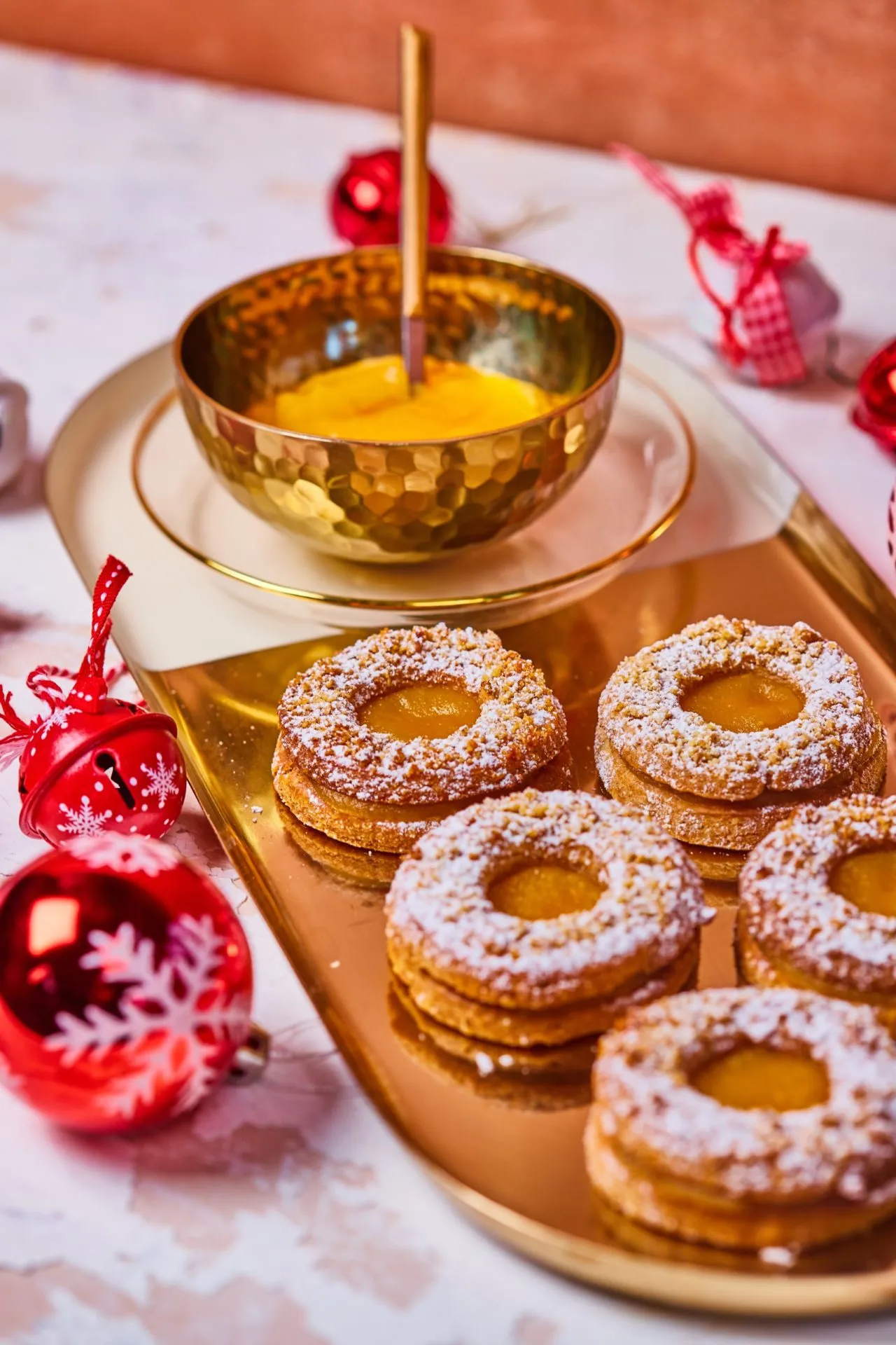 diós linzer homoktövises lekvárral