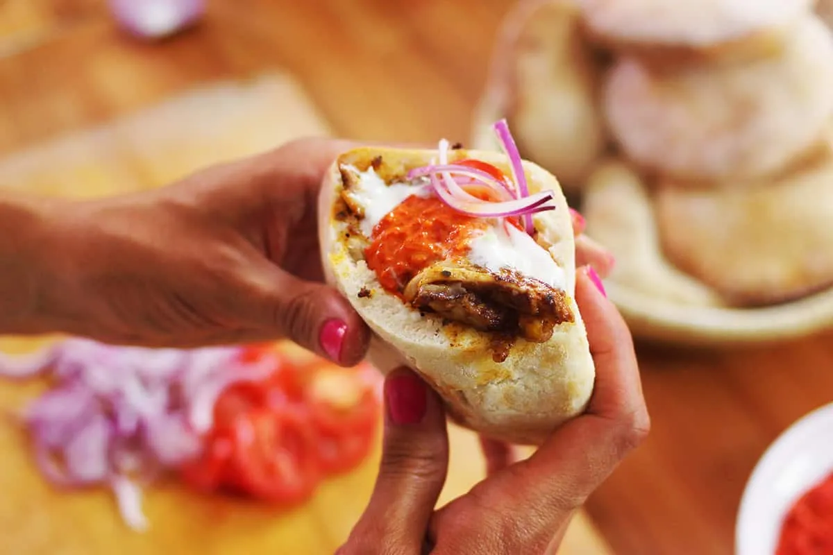 Elkészült gyros