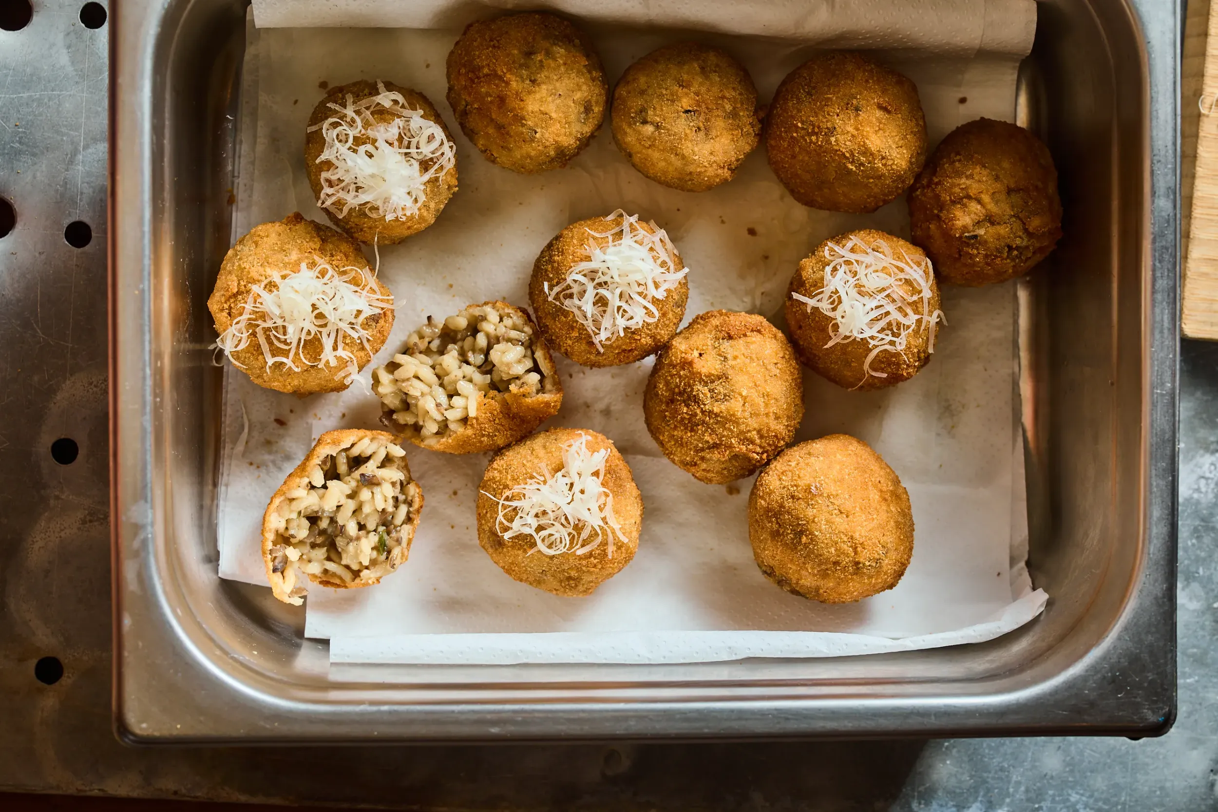 Gombás arancini