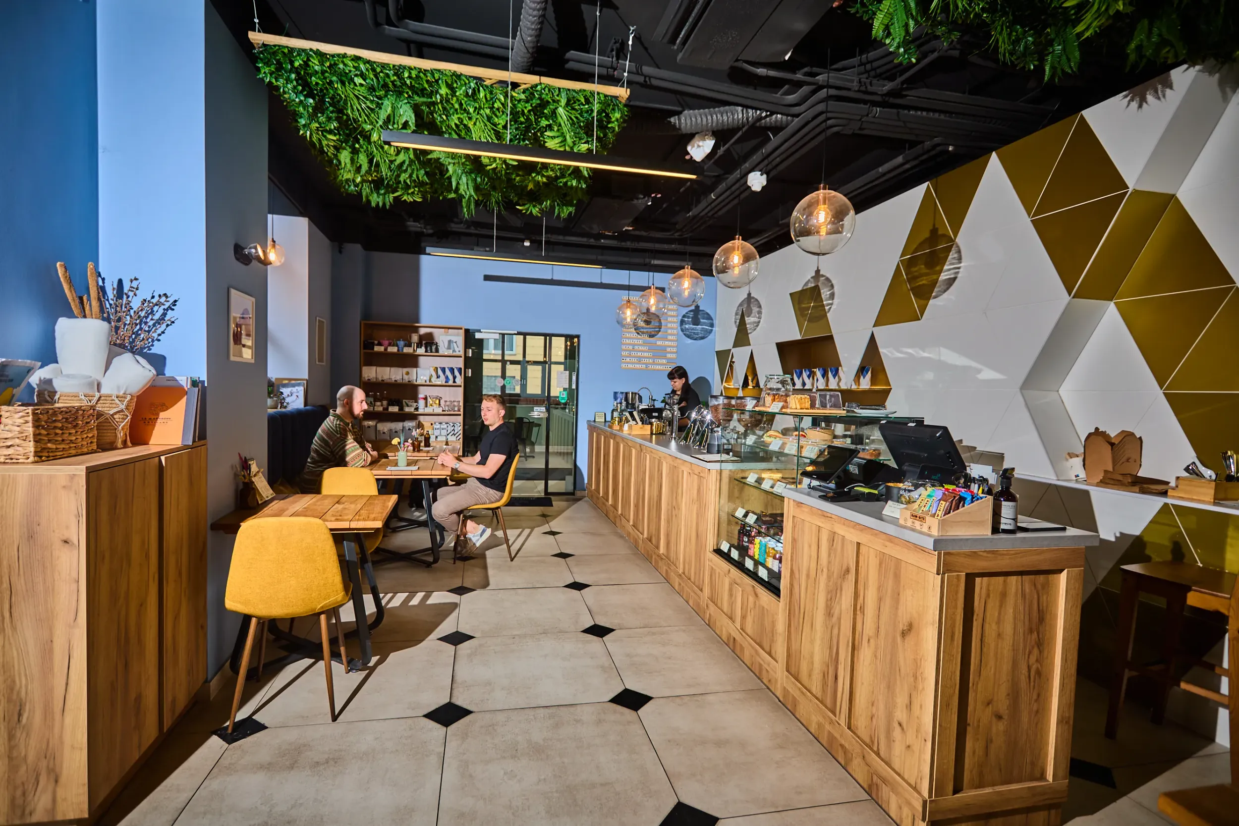A Goosebumps Coffee Lab belső tere