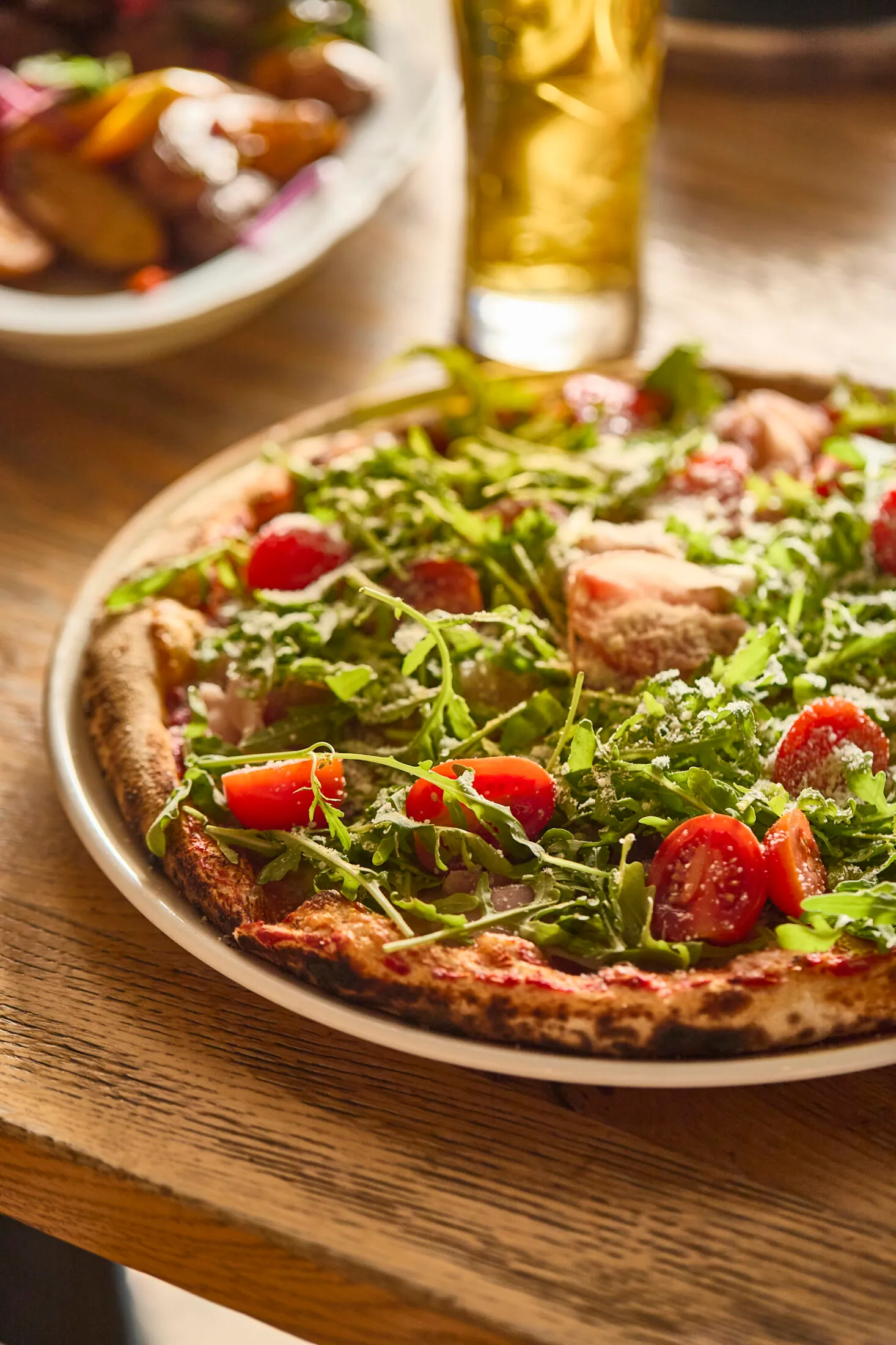 Prosciuttós pizza a Guido pizzéria kínálatából