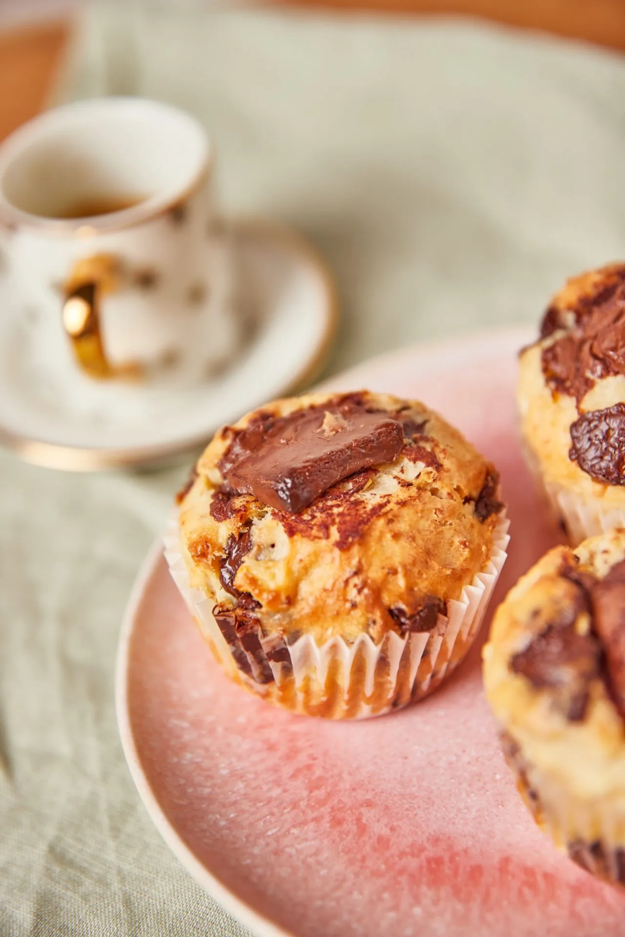 Túrós-csokis muffin