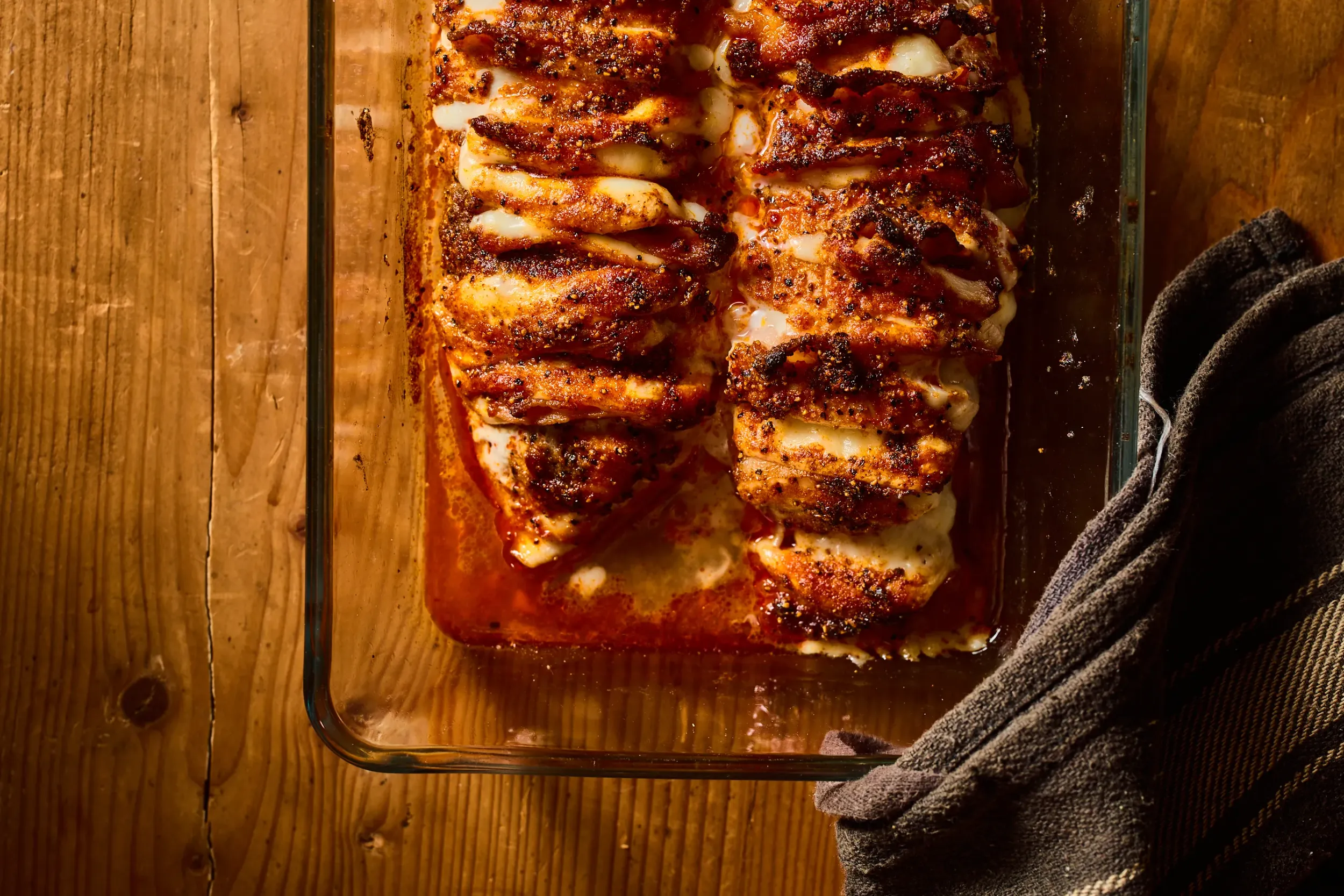Hasselback csirkemell