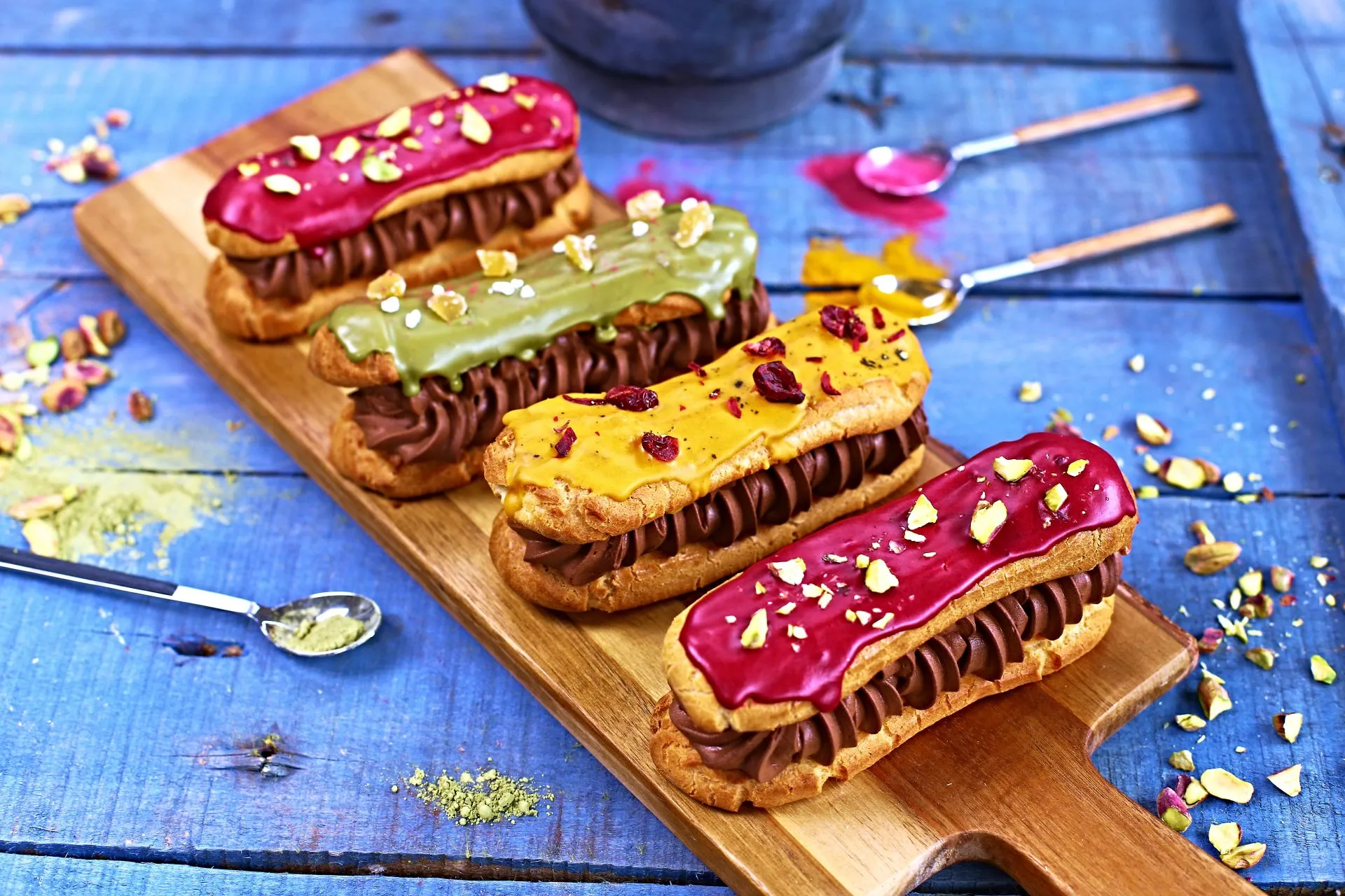 csokis eclair - francia sütik