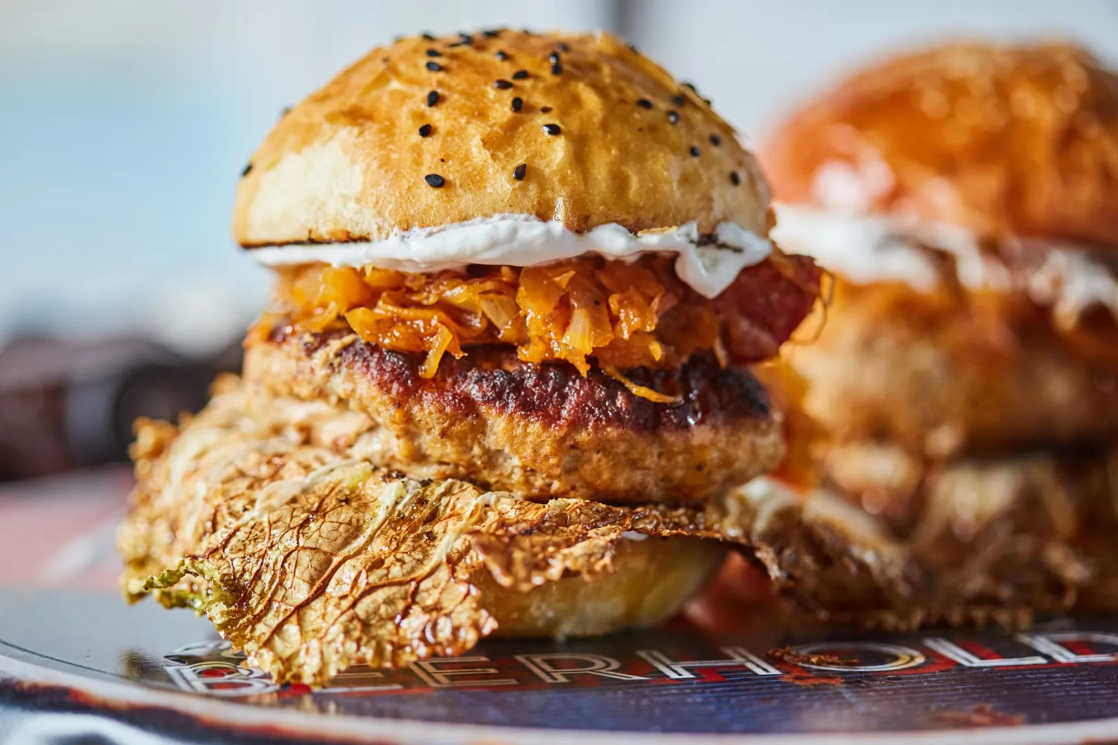 töltött káposzta burger