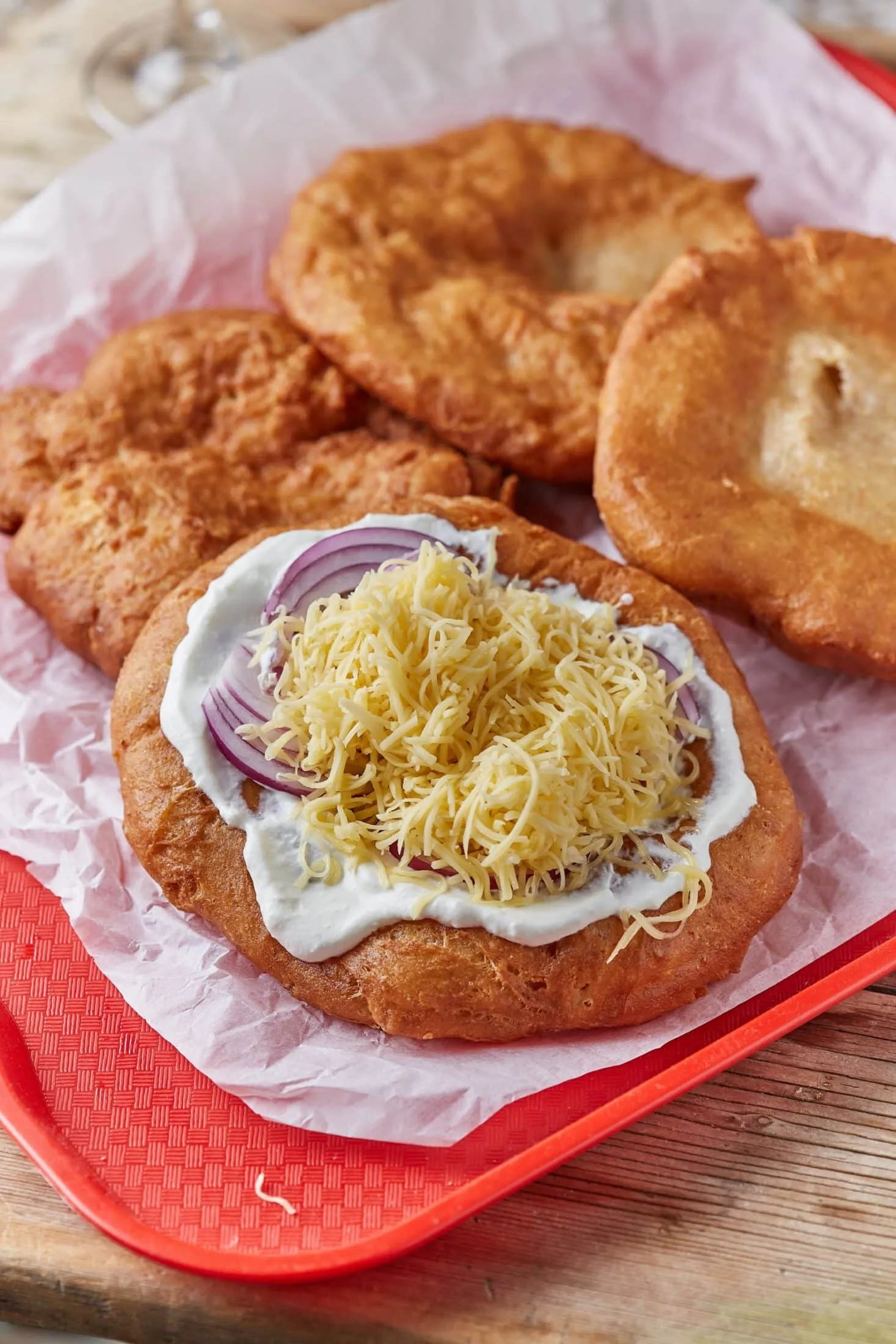 joghurtos lángos