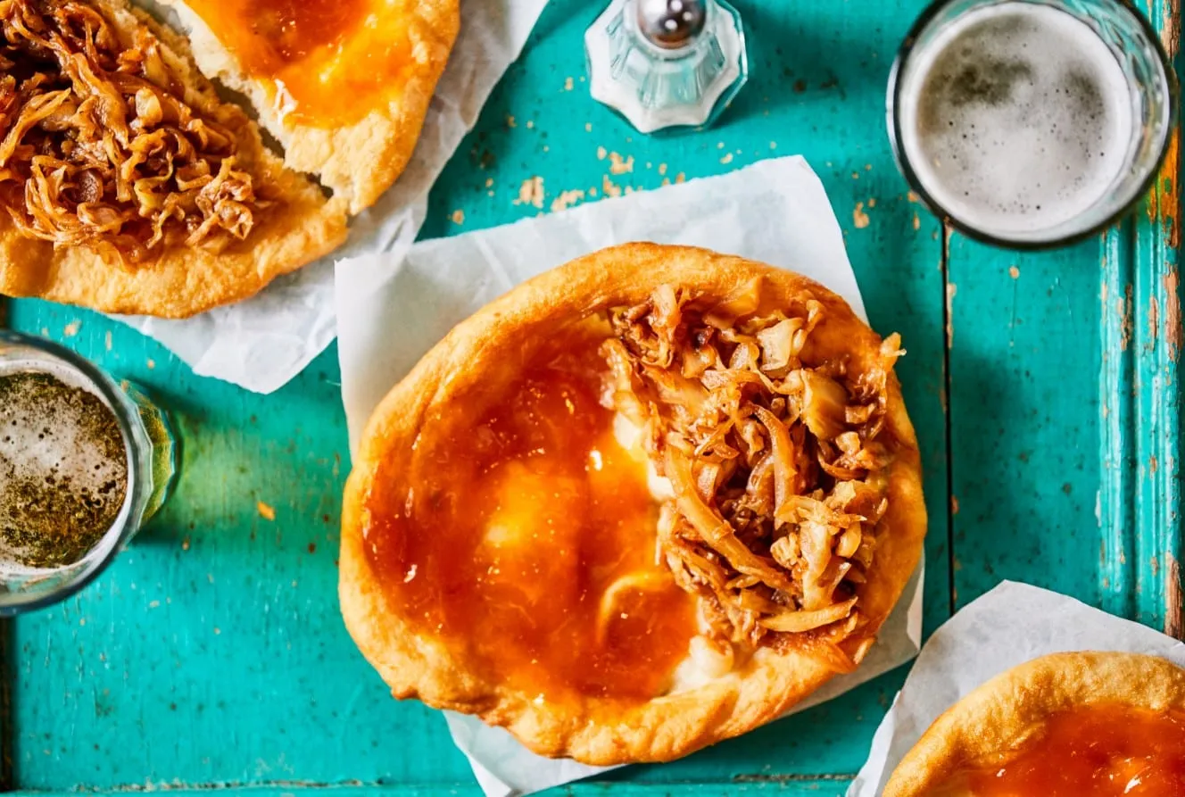 káposztás-lekváros lángos