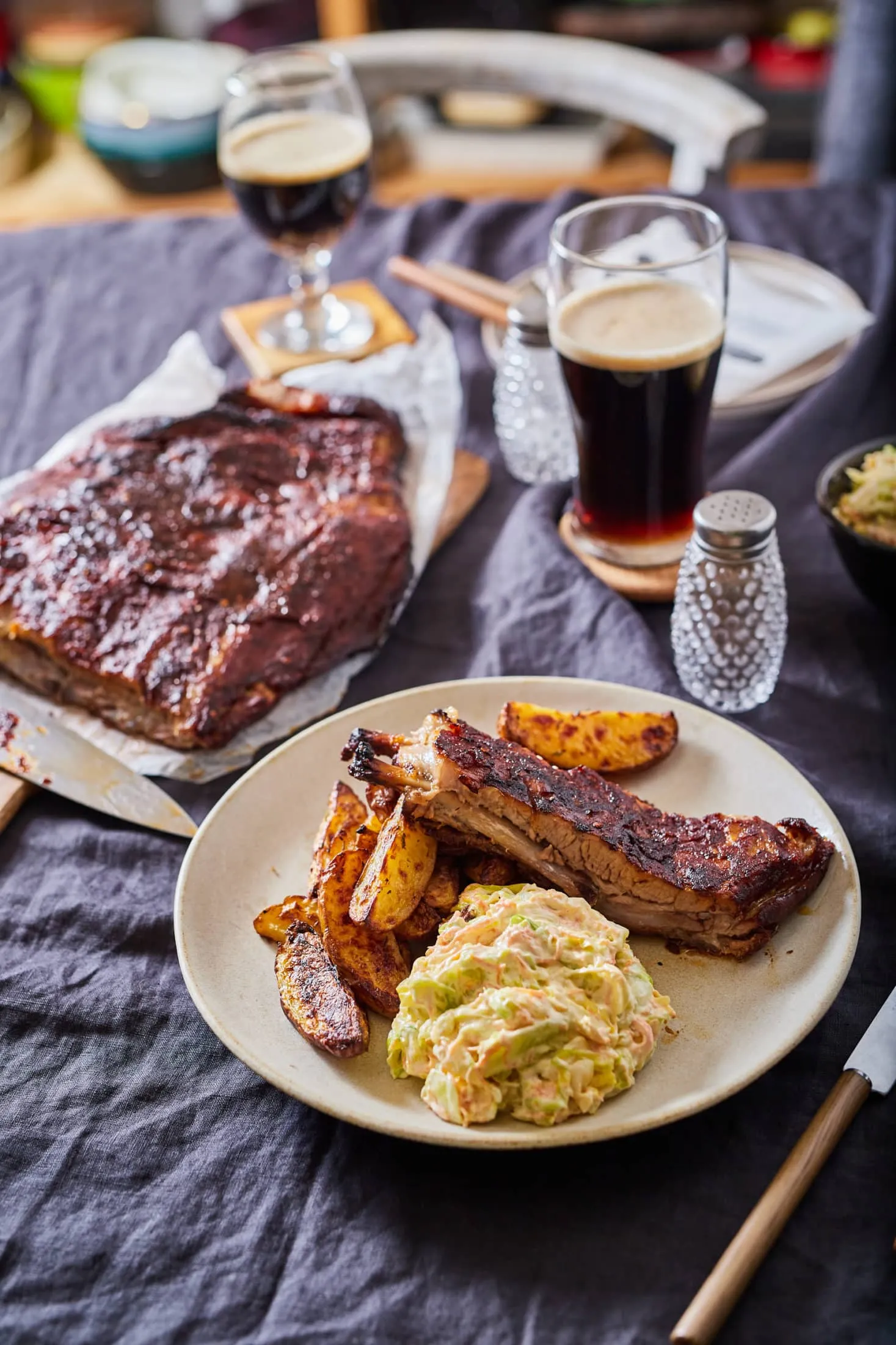 Kávés BBQ oldalas