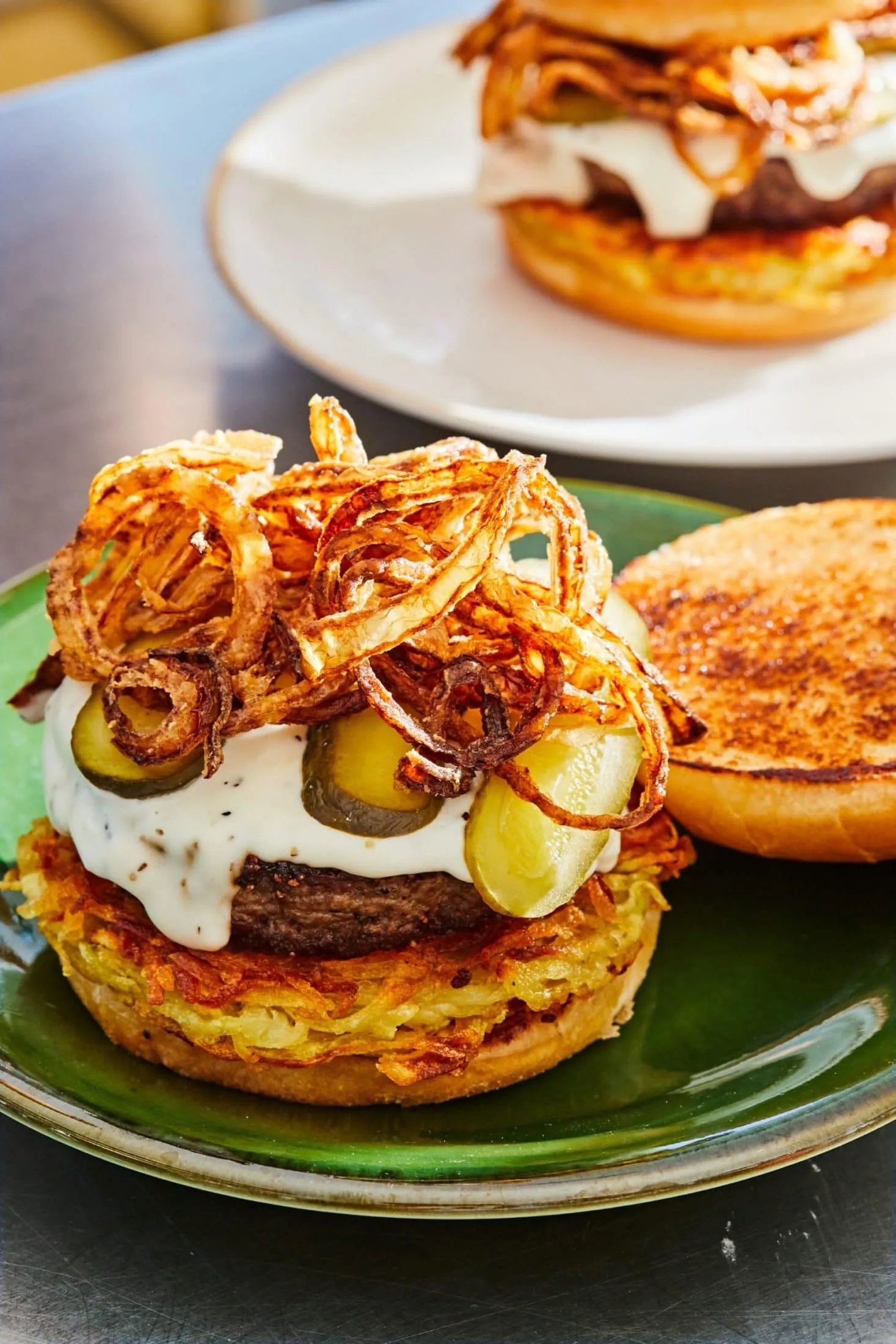 kecskesajtos-burger-rösztivel