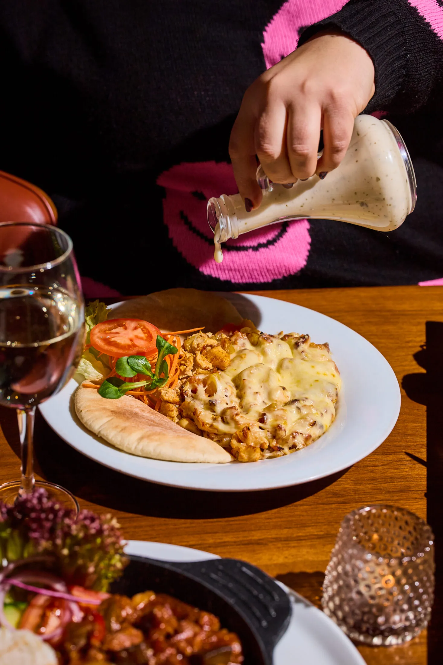King Shoarma étterem Komárom gyümölcsös shoarma
