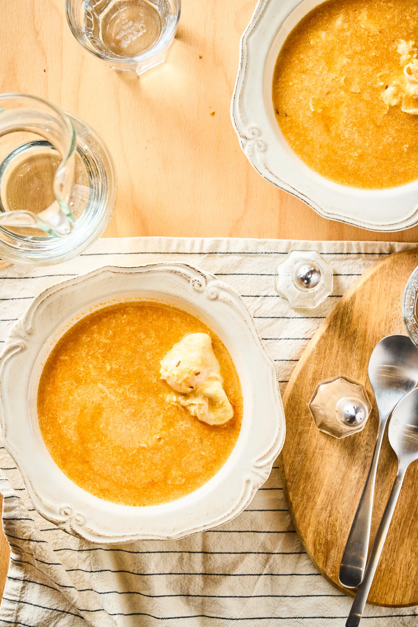 Köménymagos tojásleves recept