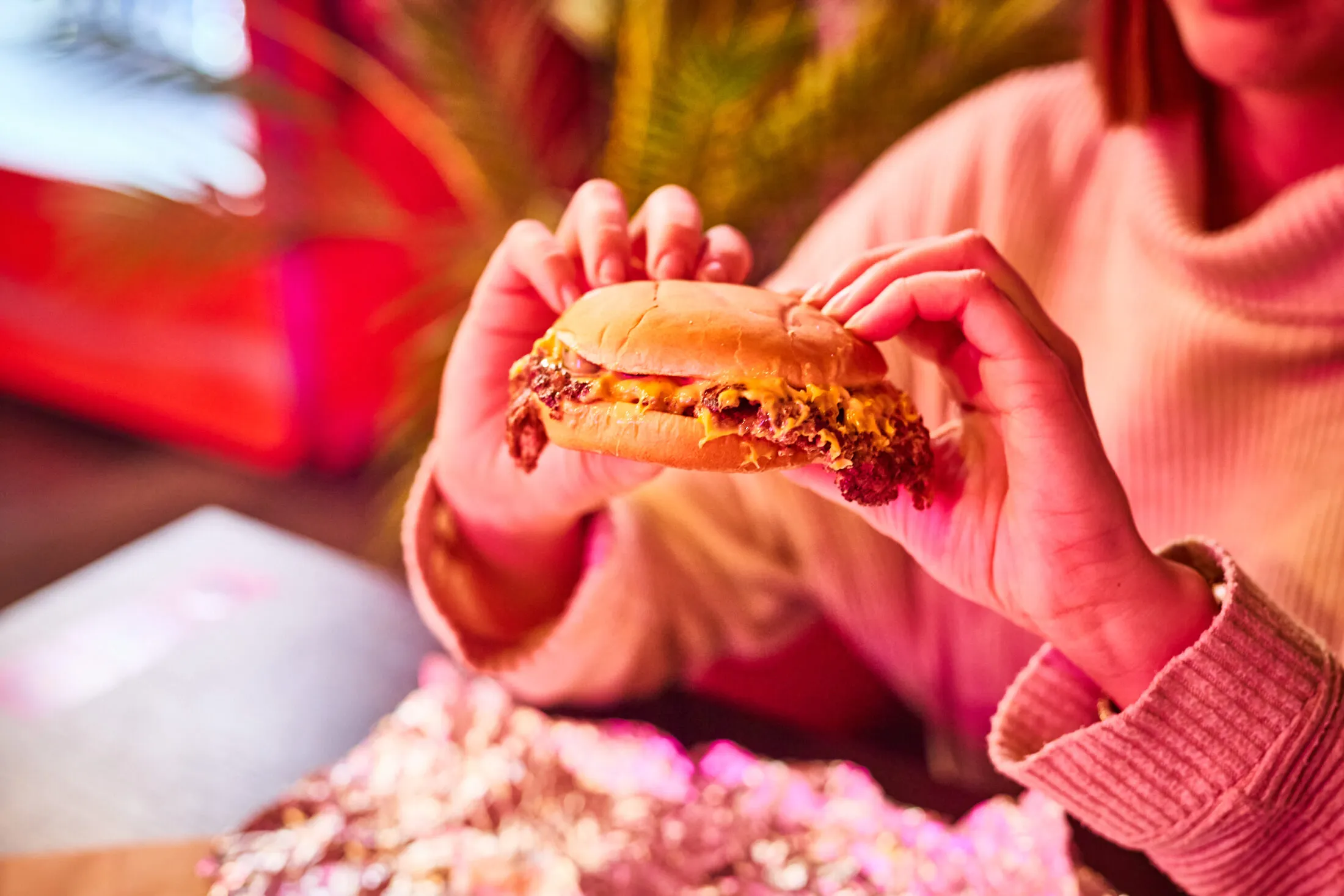 LA Burger smashed burger