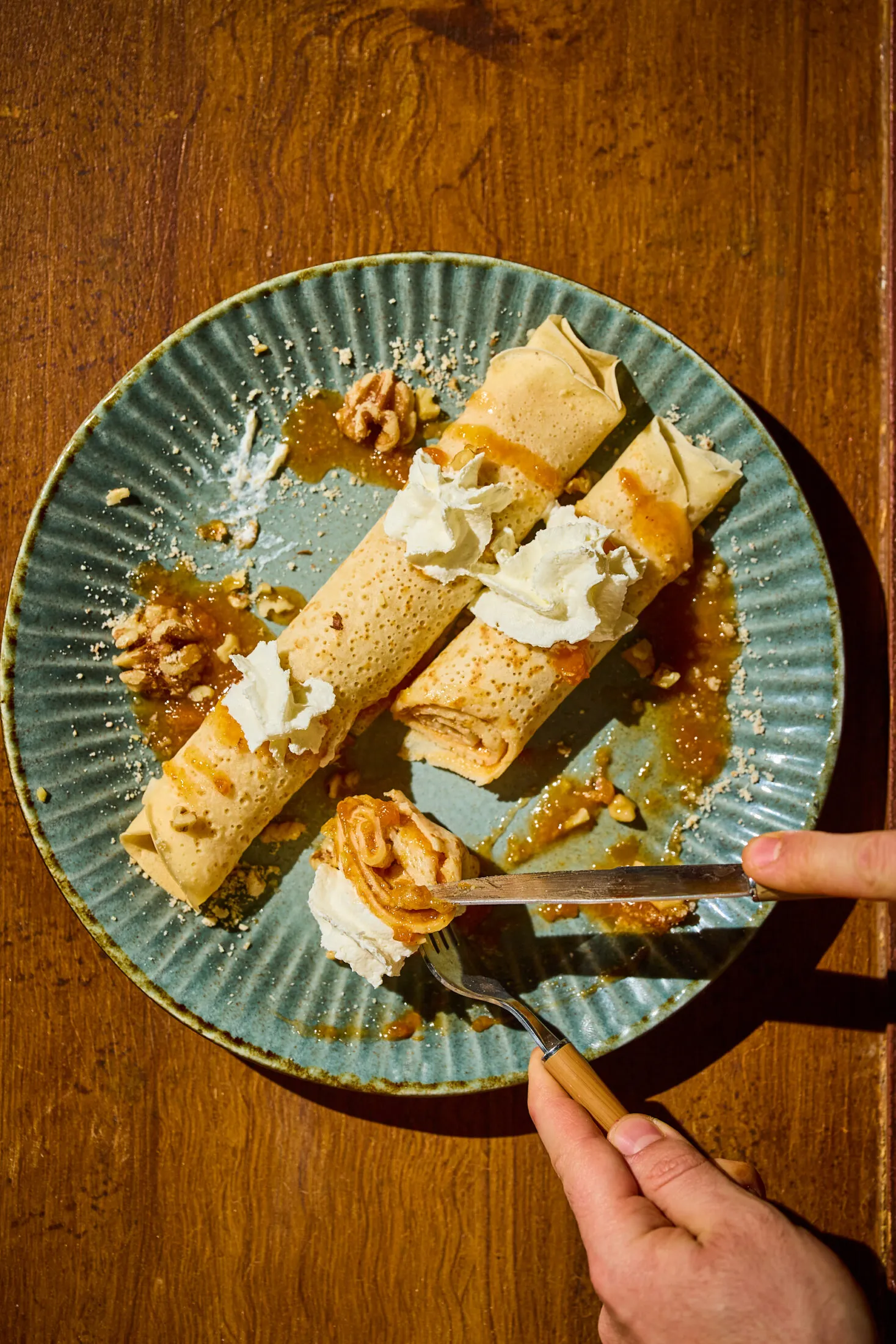 Diós lekváros palacsinta recept