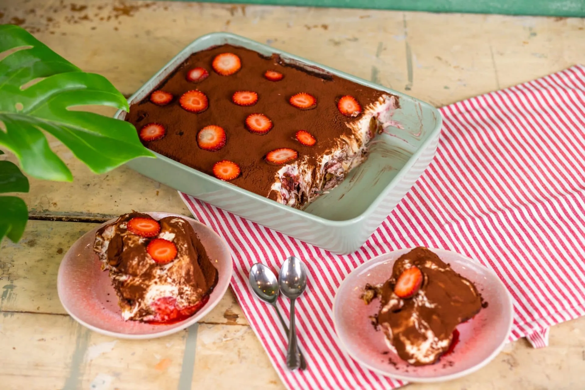 tiramisu-variáció epres
