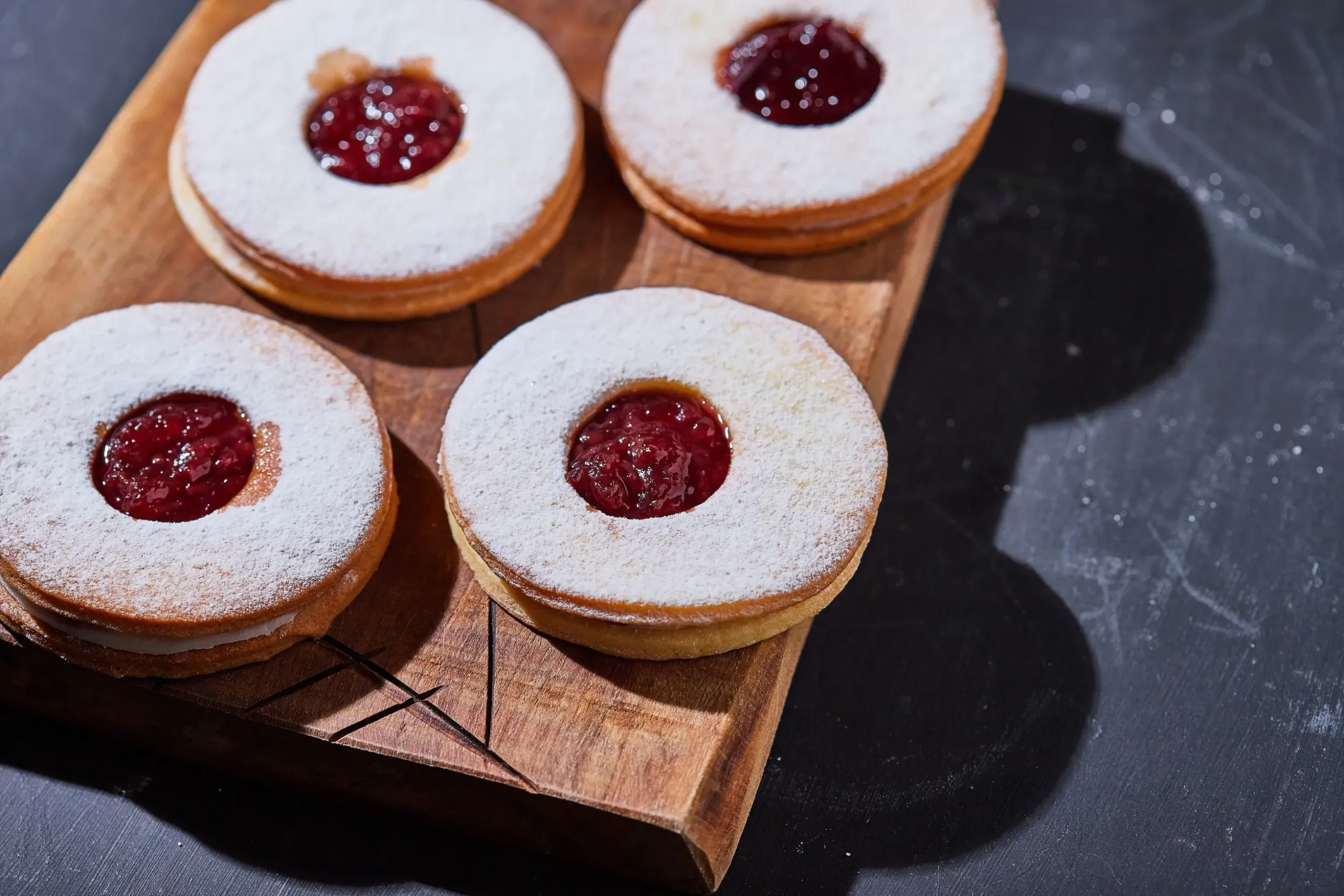 Marcipános-lekváros linzer (Fotó: Street Kitchen)