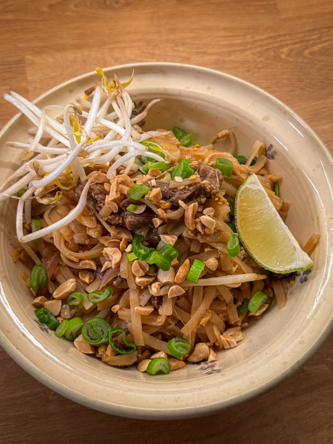 Marhahúsos pad thai recept