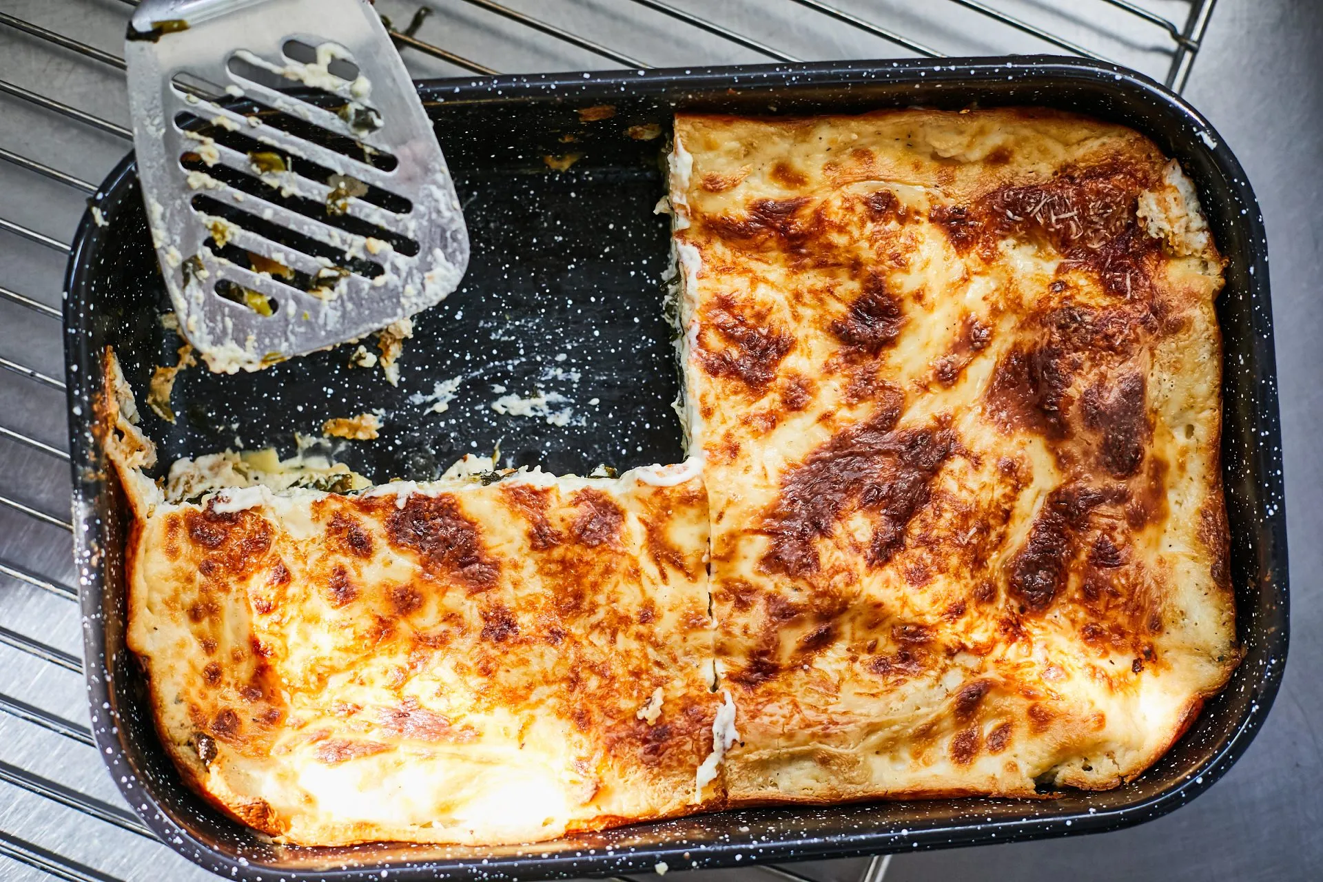 medvehagymás lasagne