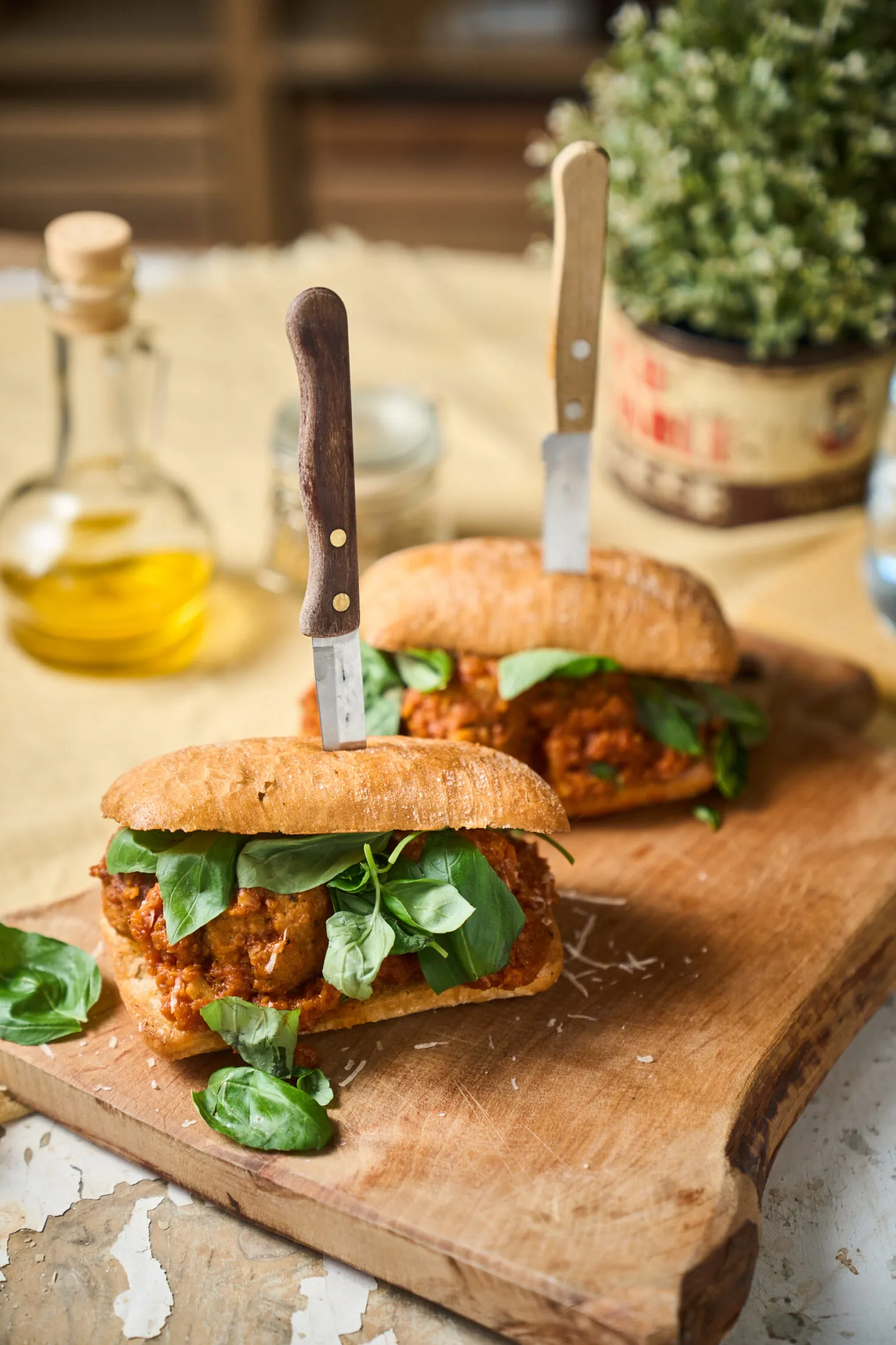 Megúszós olaszos meatball szendvics ciabattában