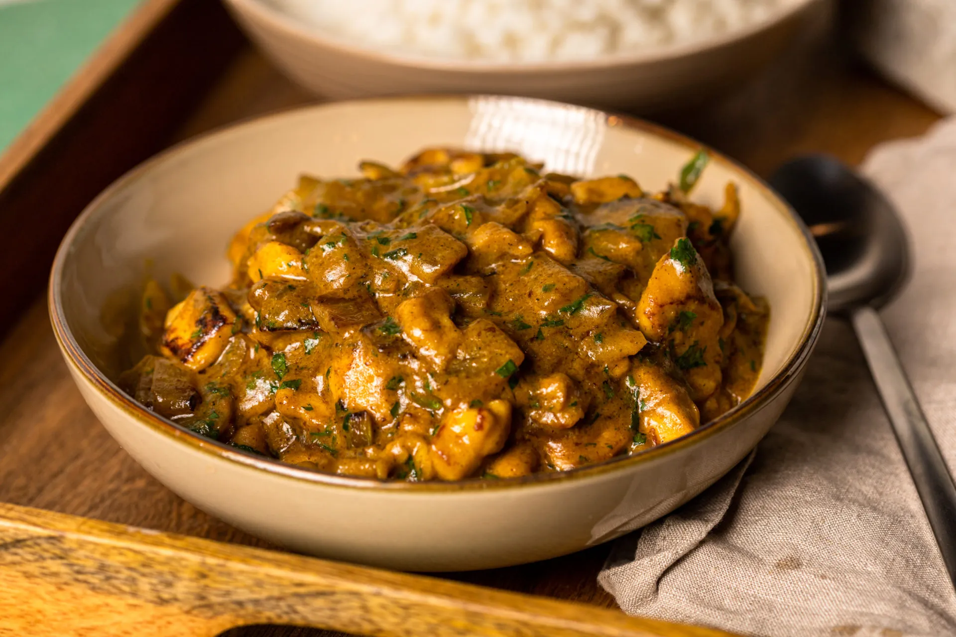 kókusztejes csirkecurry
