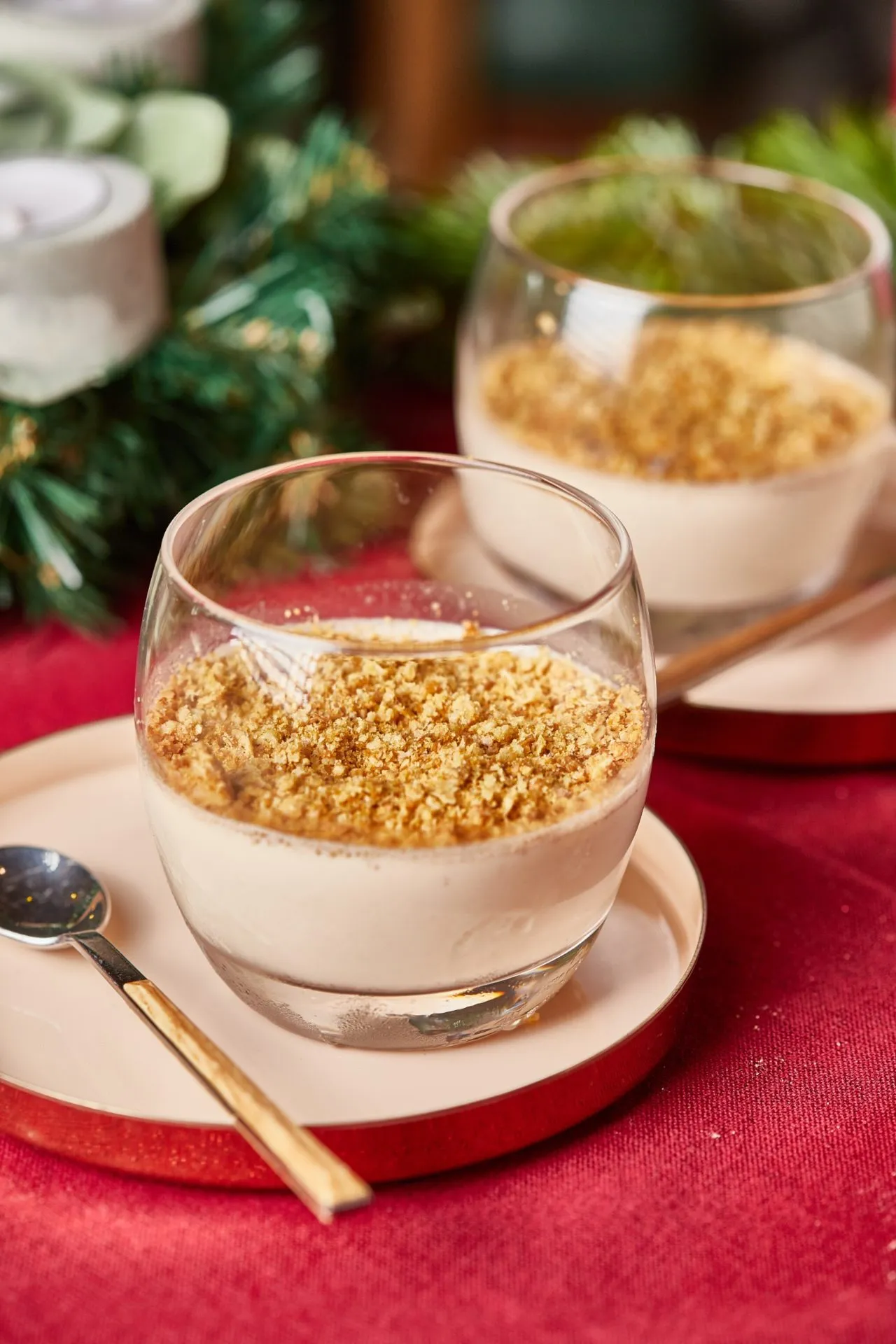 mézeskalácsos panna cotta