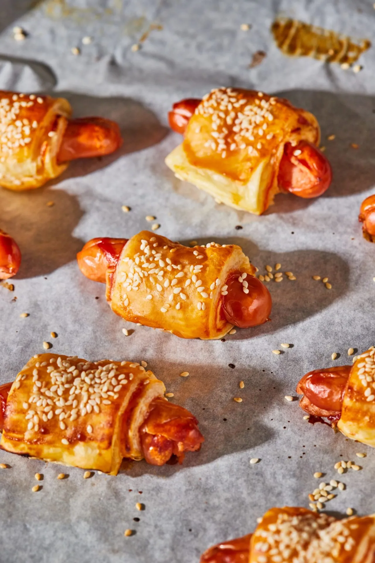 Mini ketchupos hot dog