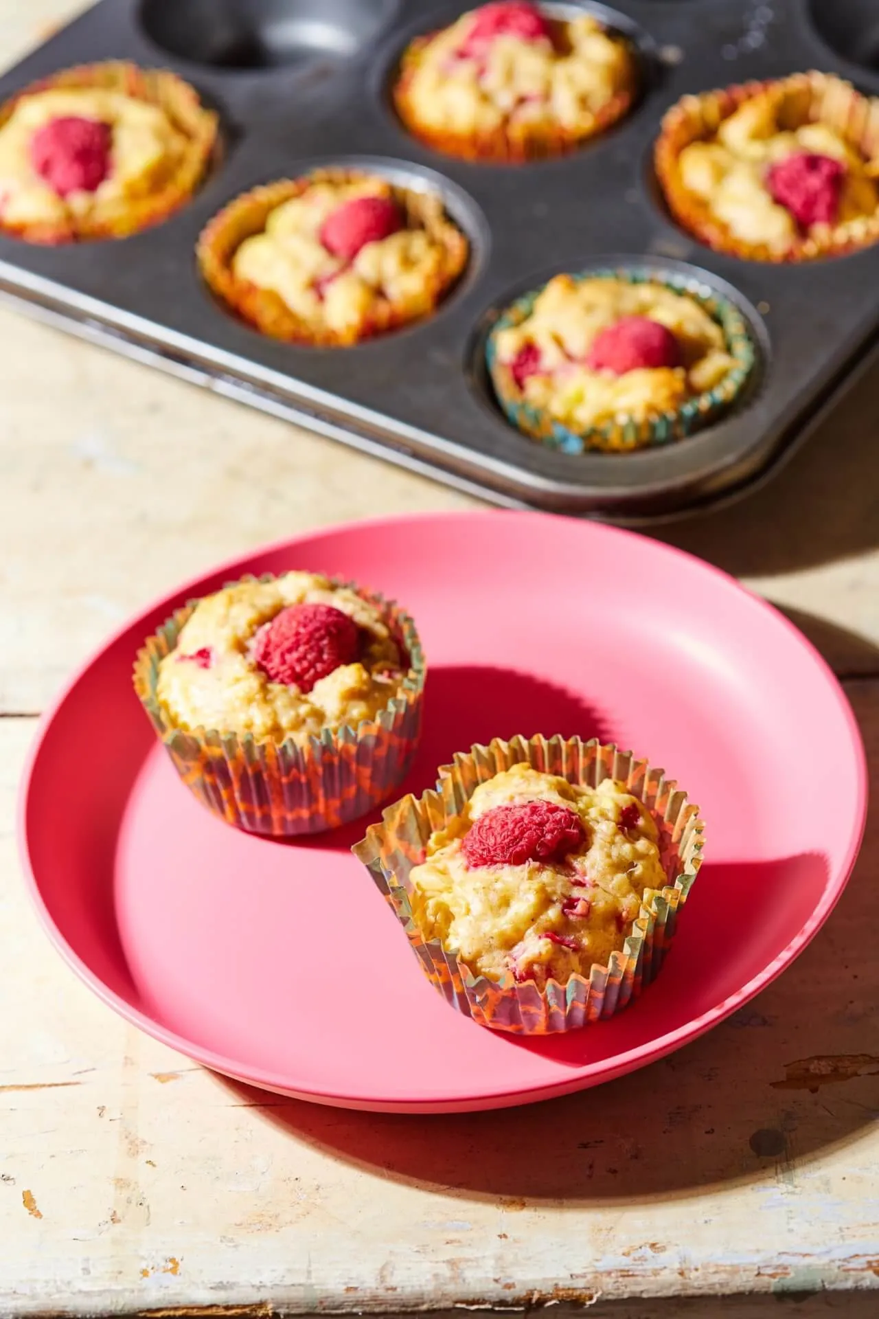 Málnás minimuffin