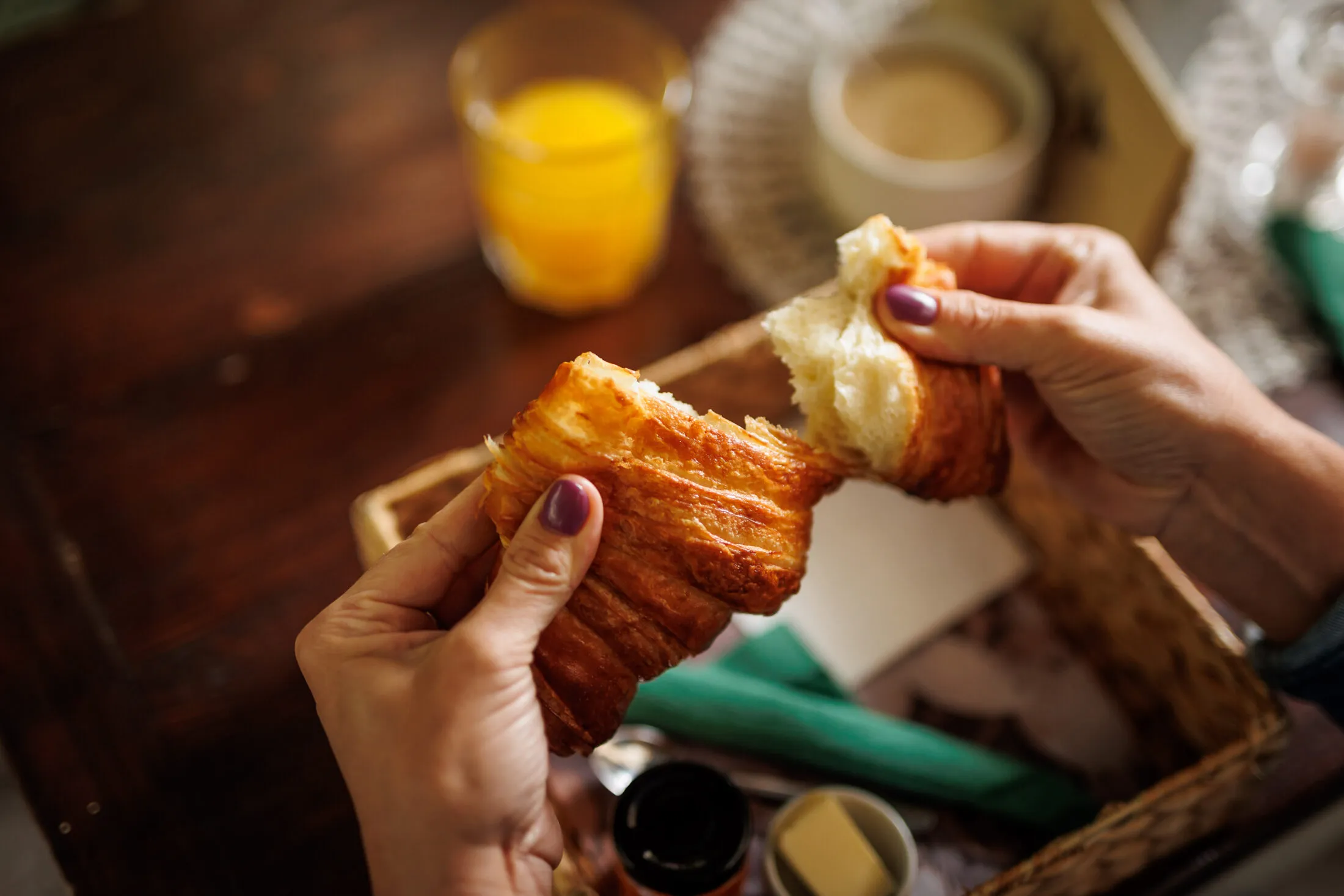 kelesztő croissant